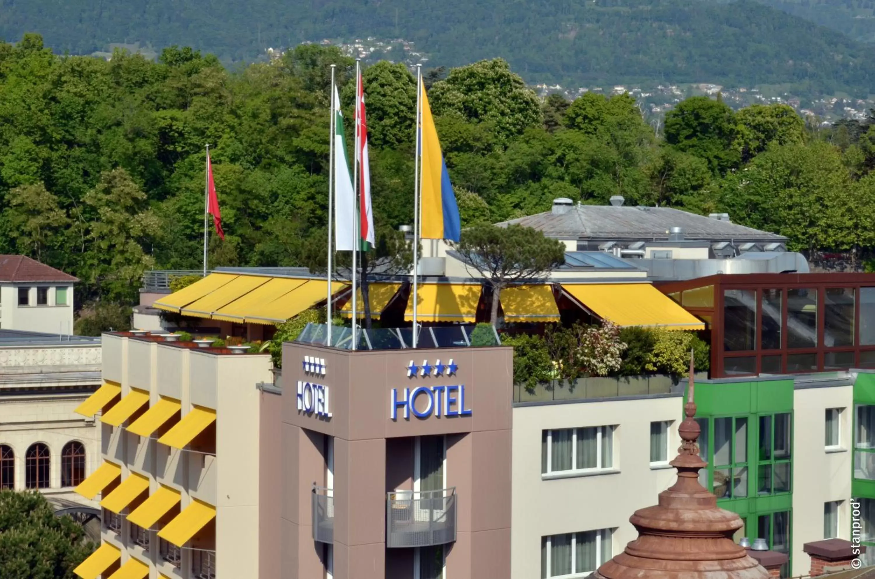 Facade/entrance in Astra Vevey Hotel & Restaurant