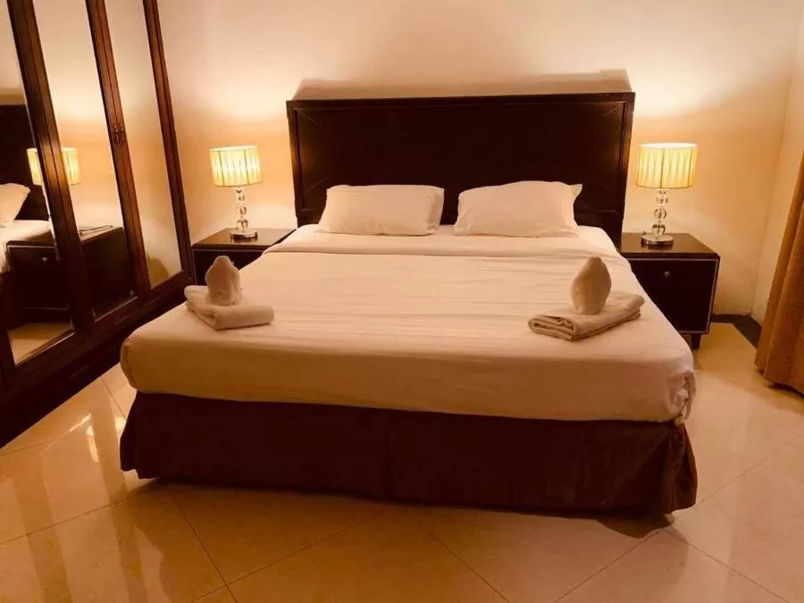 Bed in Ivory Palace Hotel