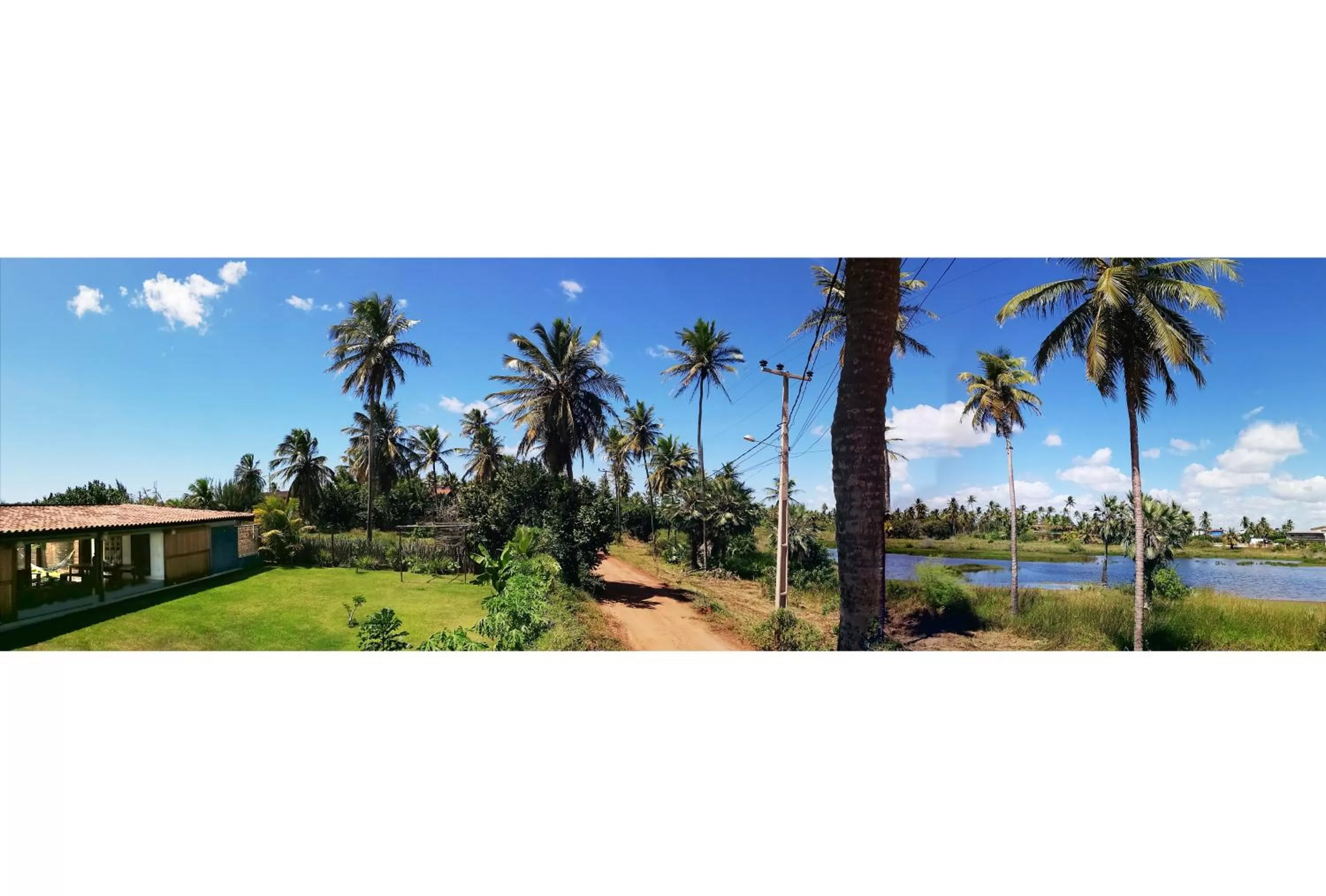Lake view in Pousada Casa de João Kitehouse
