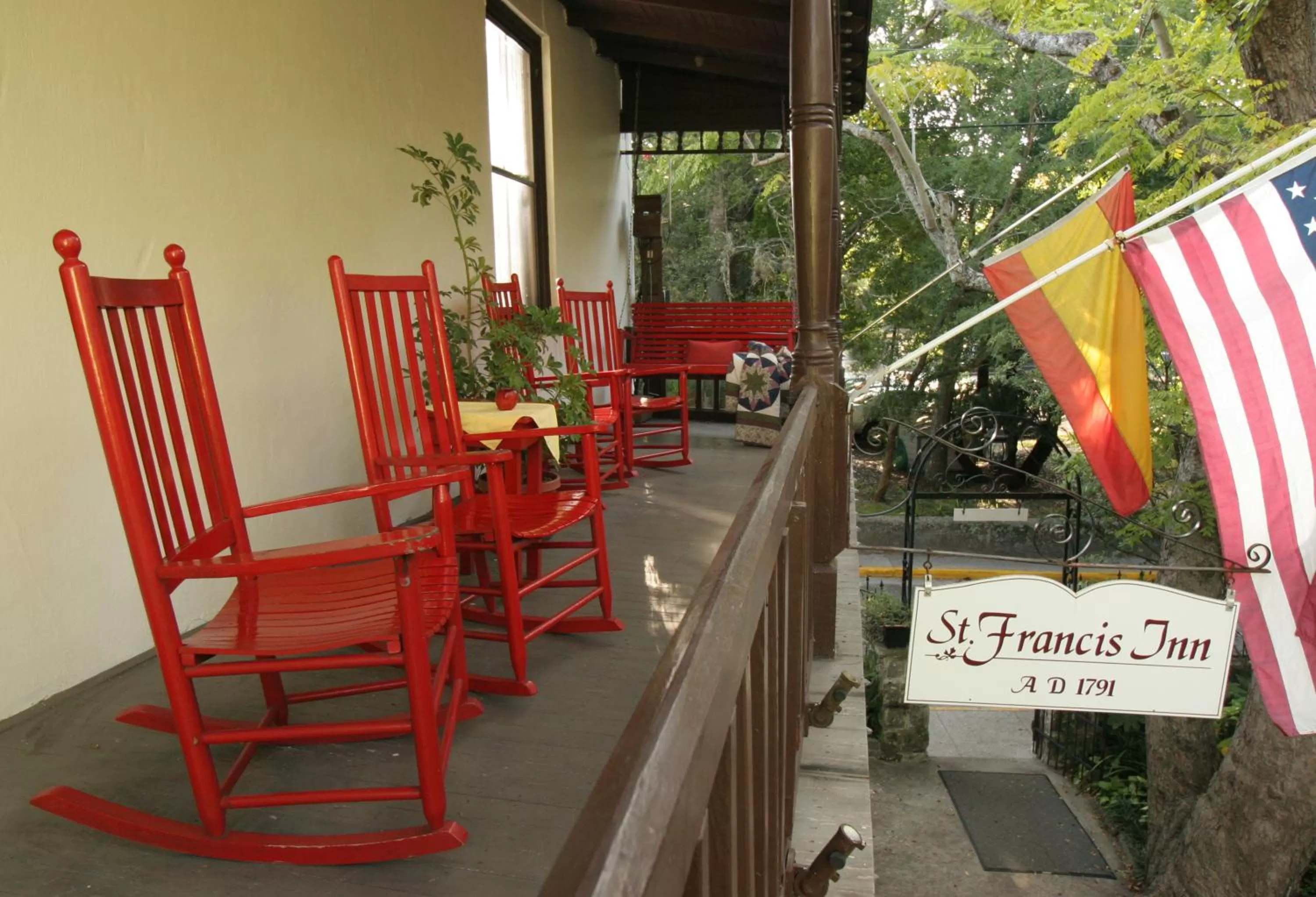 Facade/entrance in St. Francis Inn - Saint Augustine