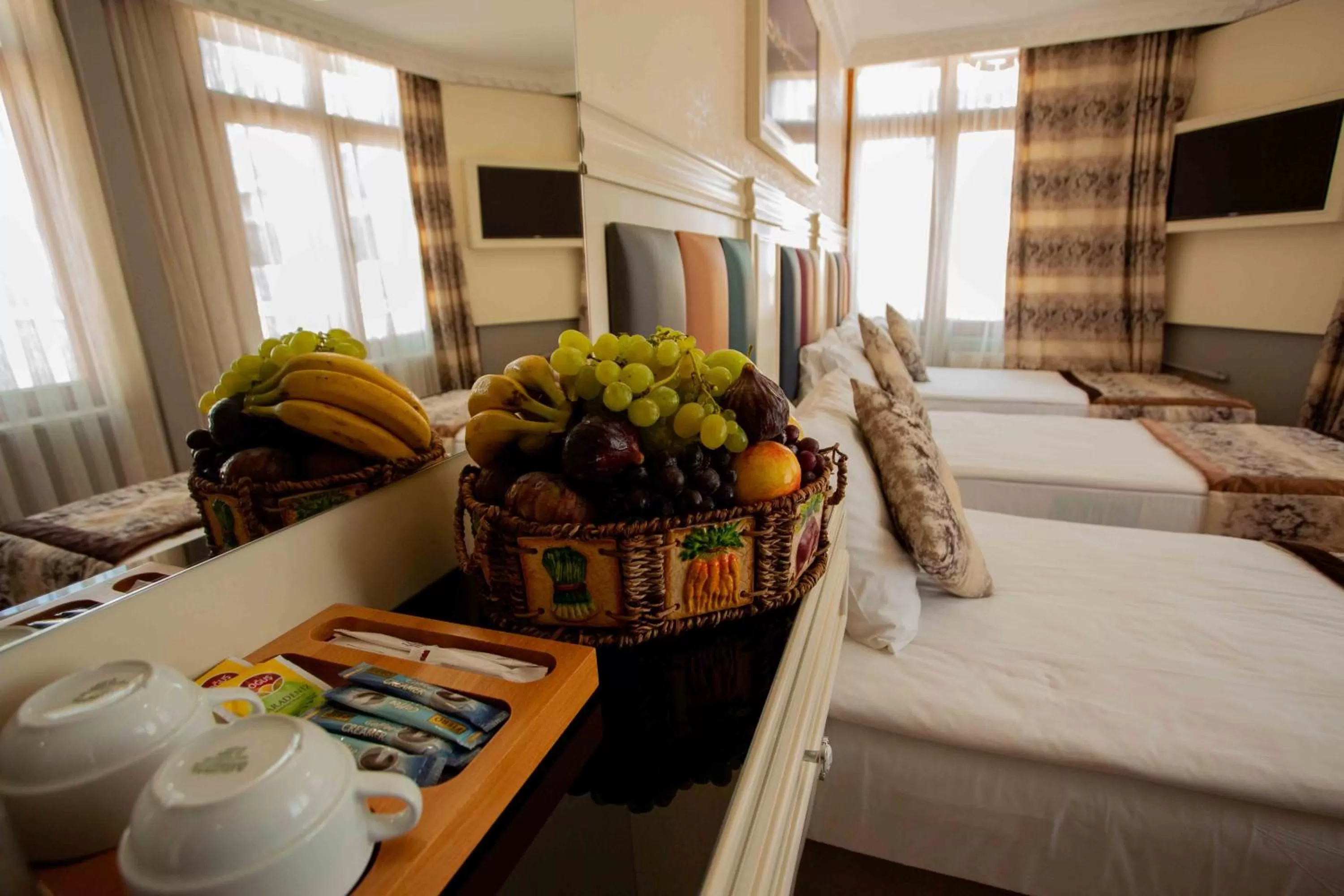 Bed in Best Nobel Hotel