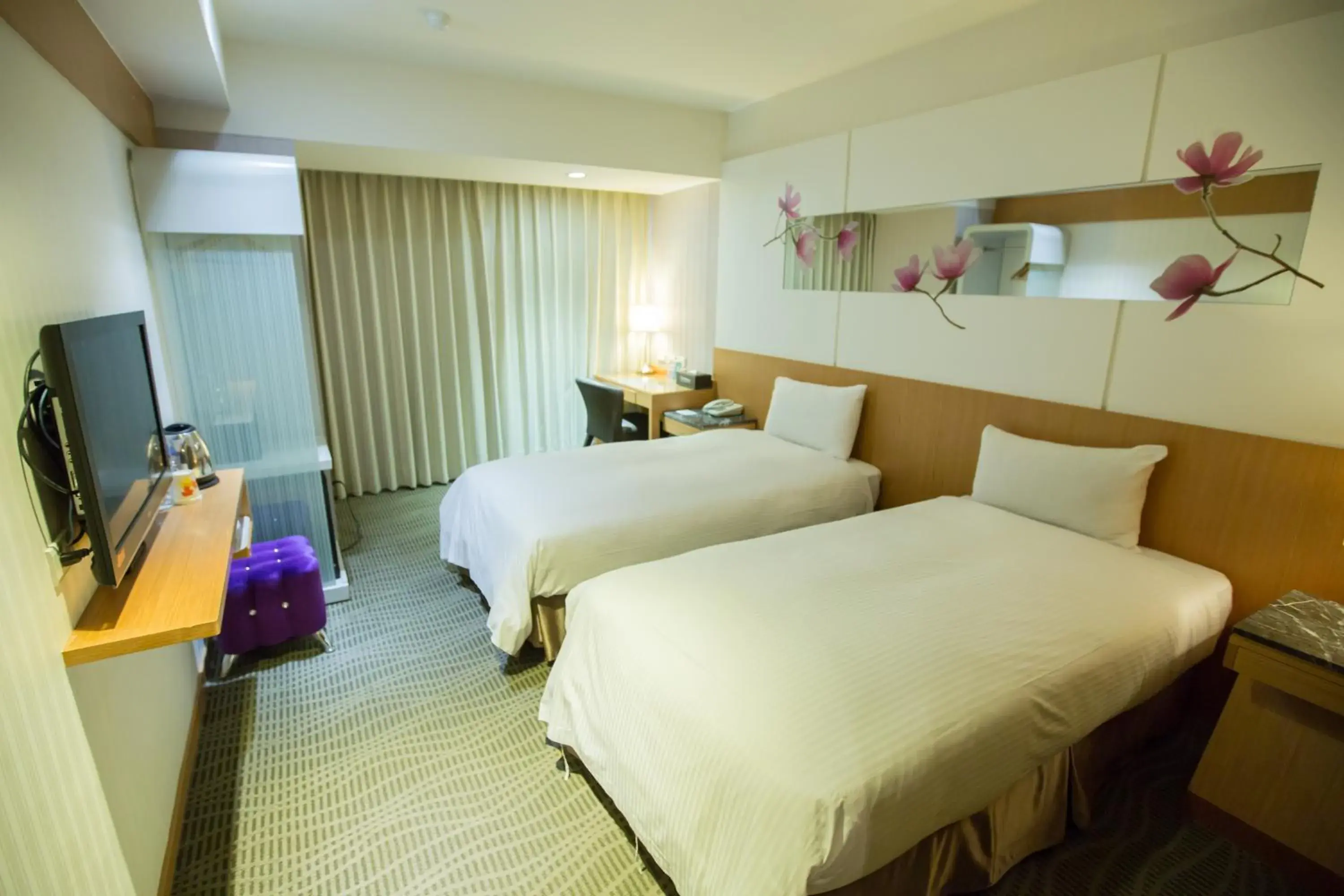 Bed in Ximen Relite Hotel