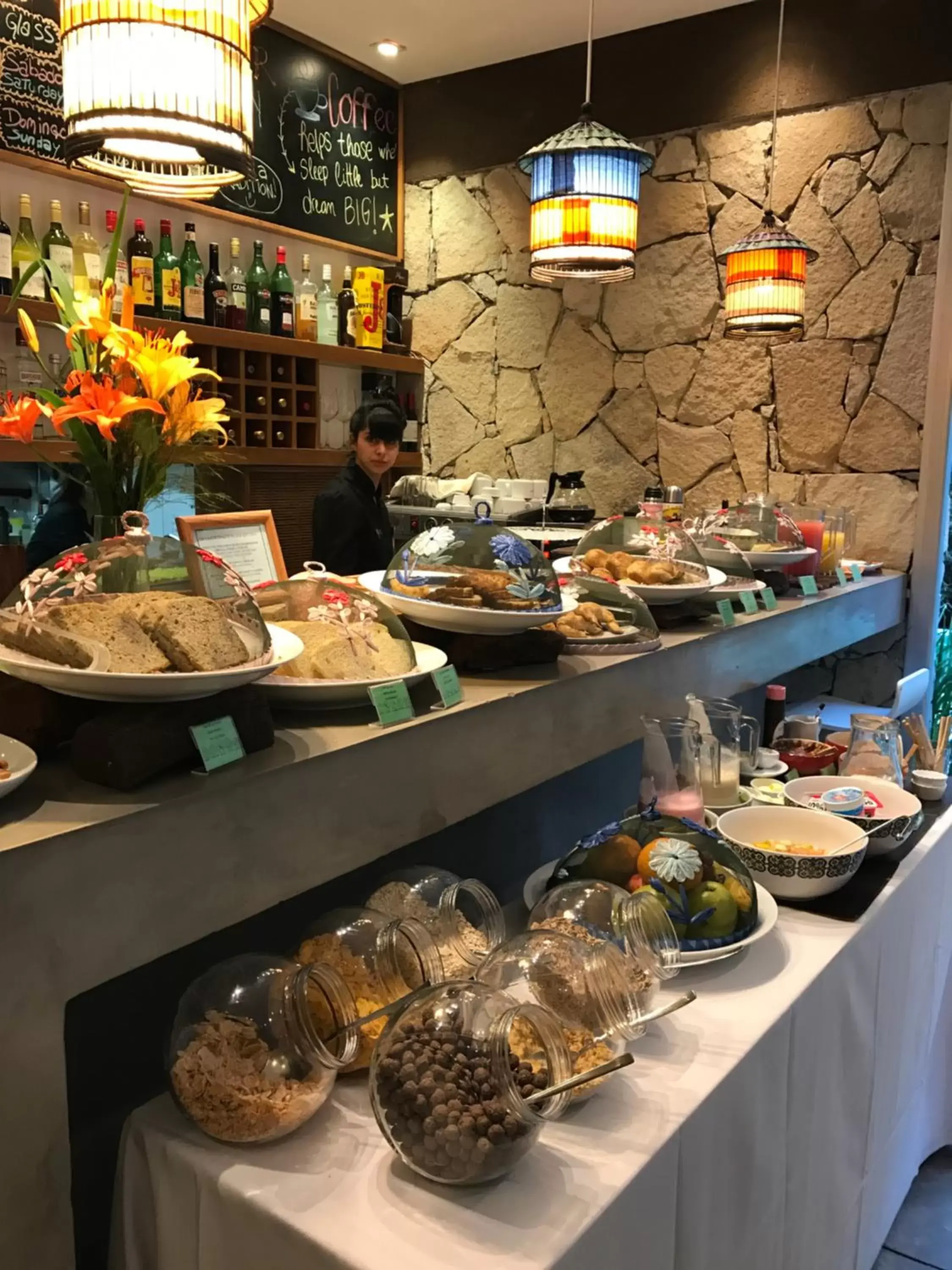 Buffet breakfast in Mine Hotel Buffet breakfast in Mine Hotel