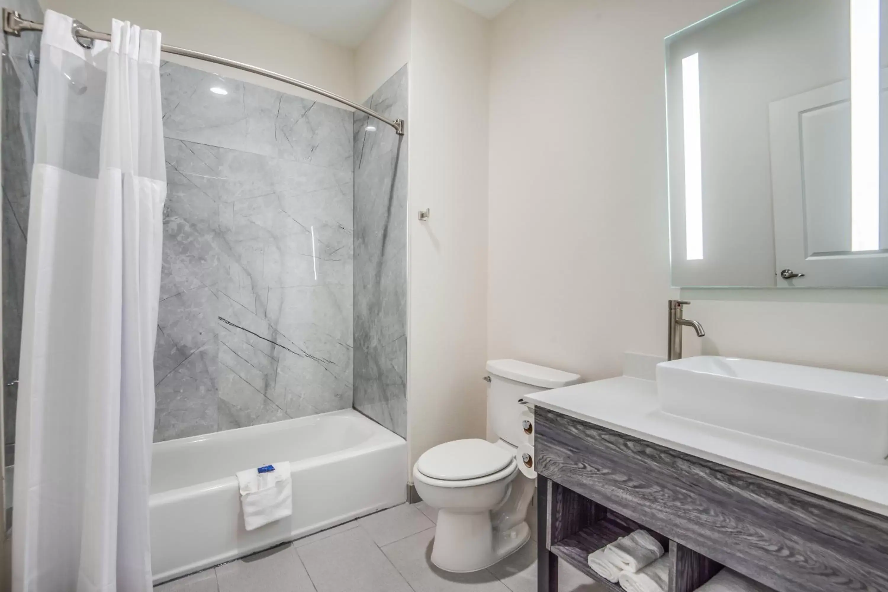 Bathroom in Americas Best Value Inn & Suites Houston at Hwy 6