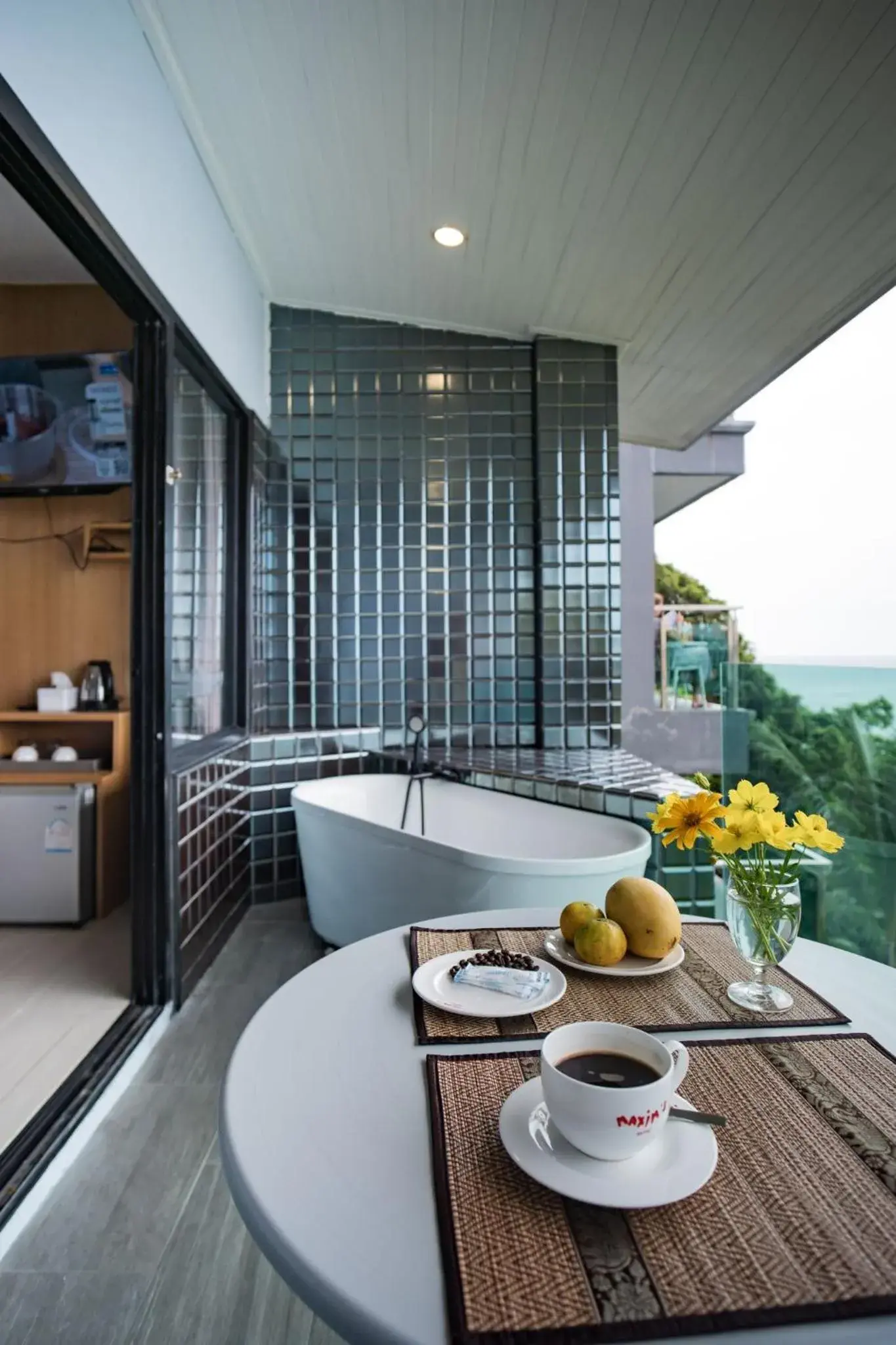 Balcony/Terrace in Cliff Lanta Suite-Koh Lanta Krabi