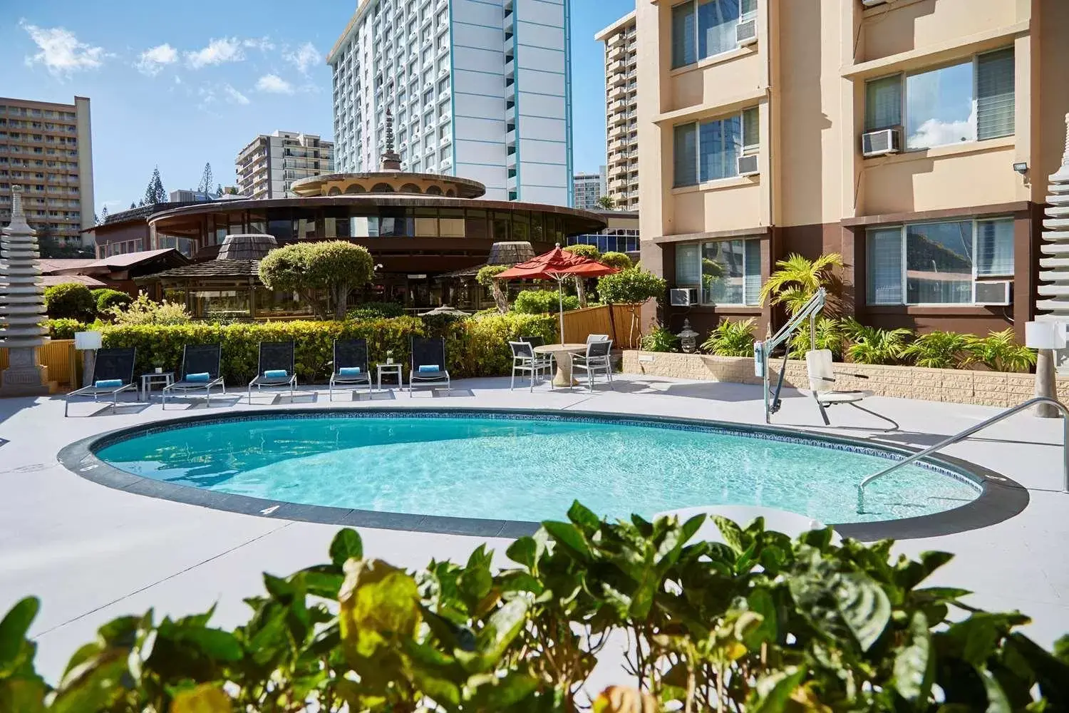 Swimming Pool in Pagoda Hotel