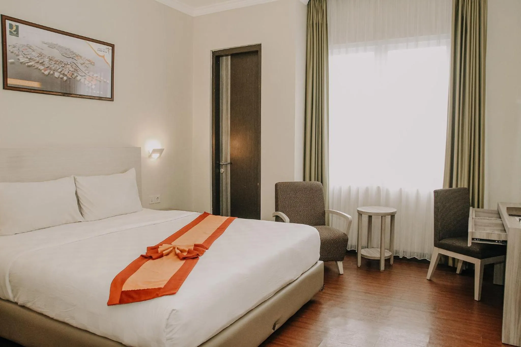 Bed in Hotel Grand Q Gorontalo