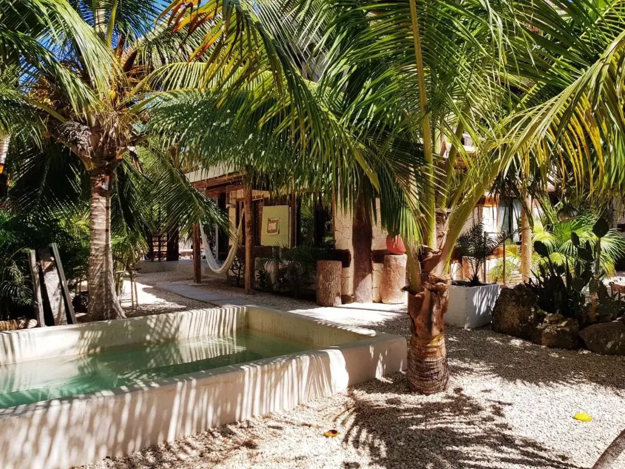 Natural landscape, Swimming Pool in La Casa de Mia Tulum