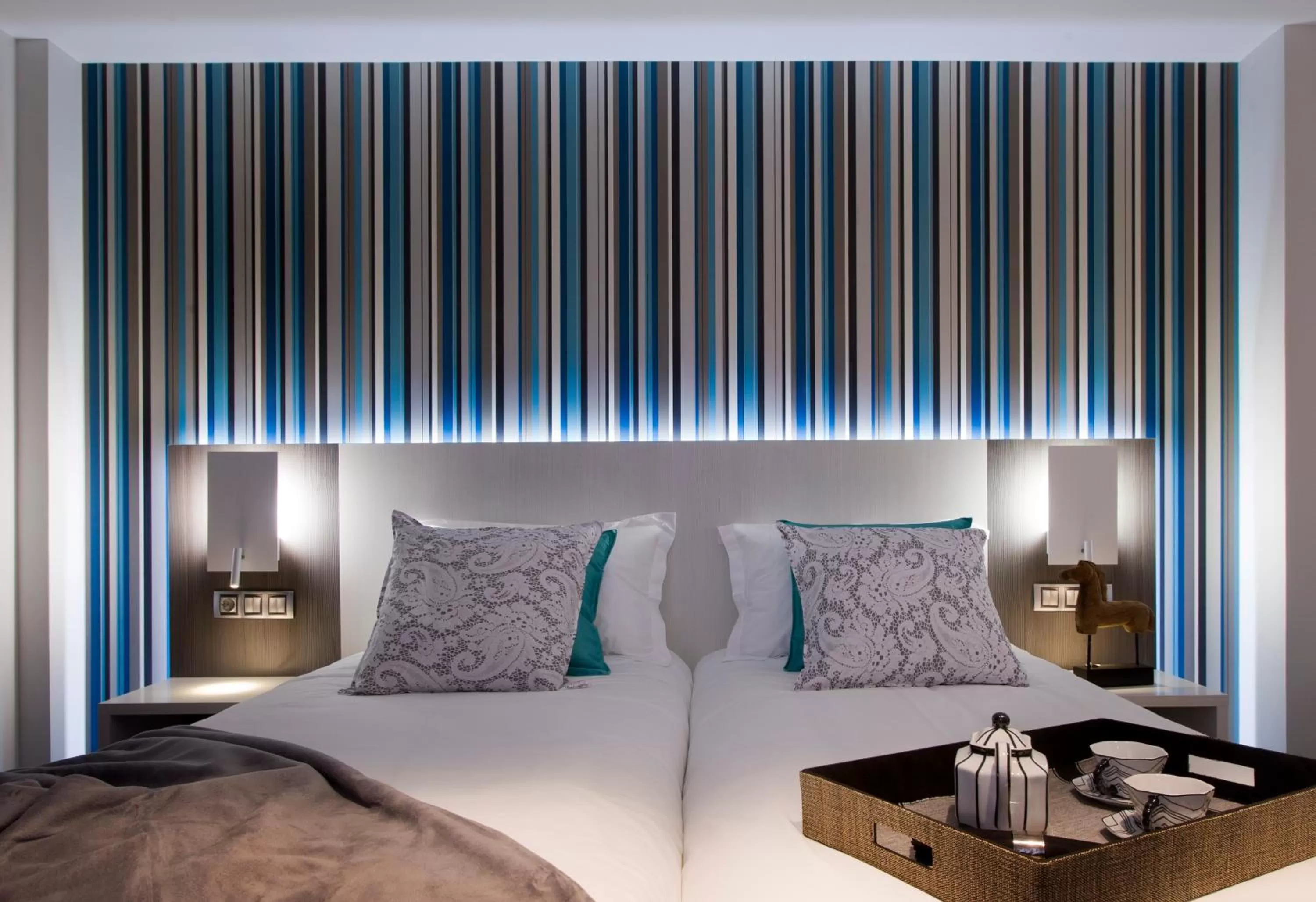 Bedroom, Bed in Salamanca Suite Studios