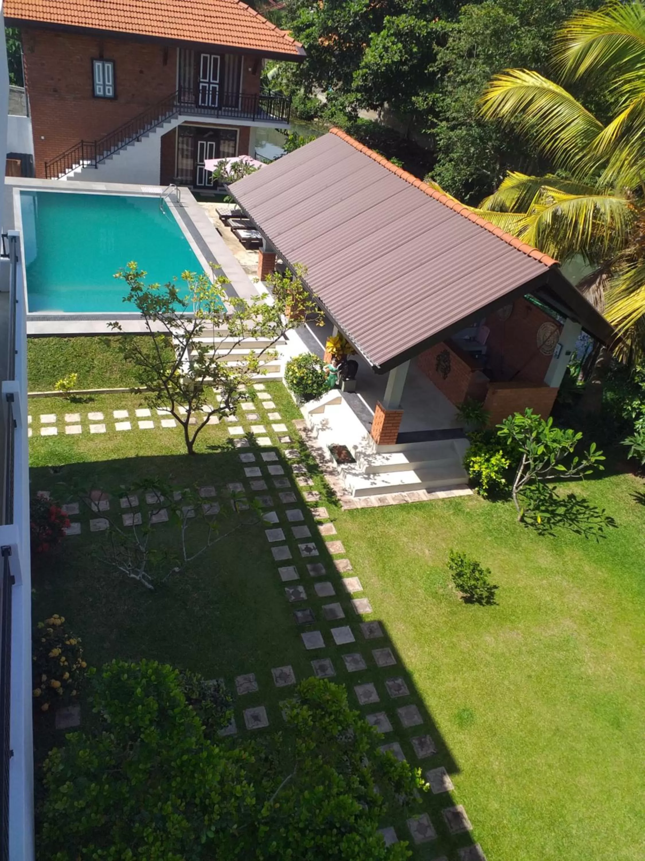 Garden view in Green Wood Villa Negombo