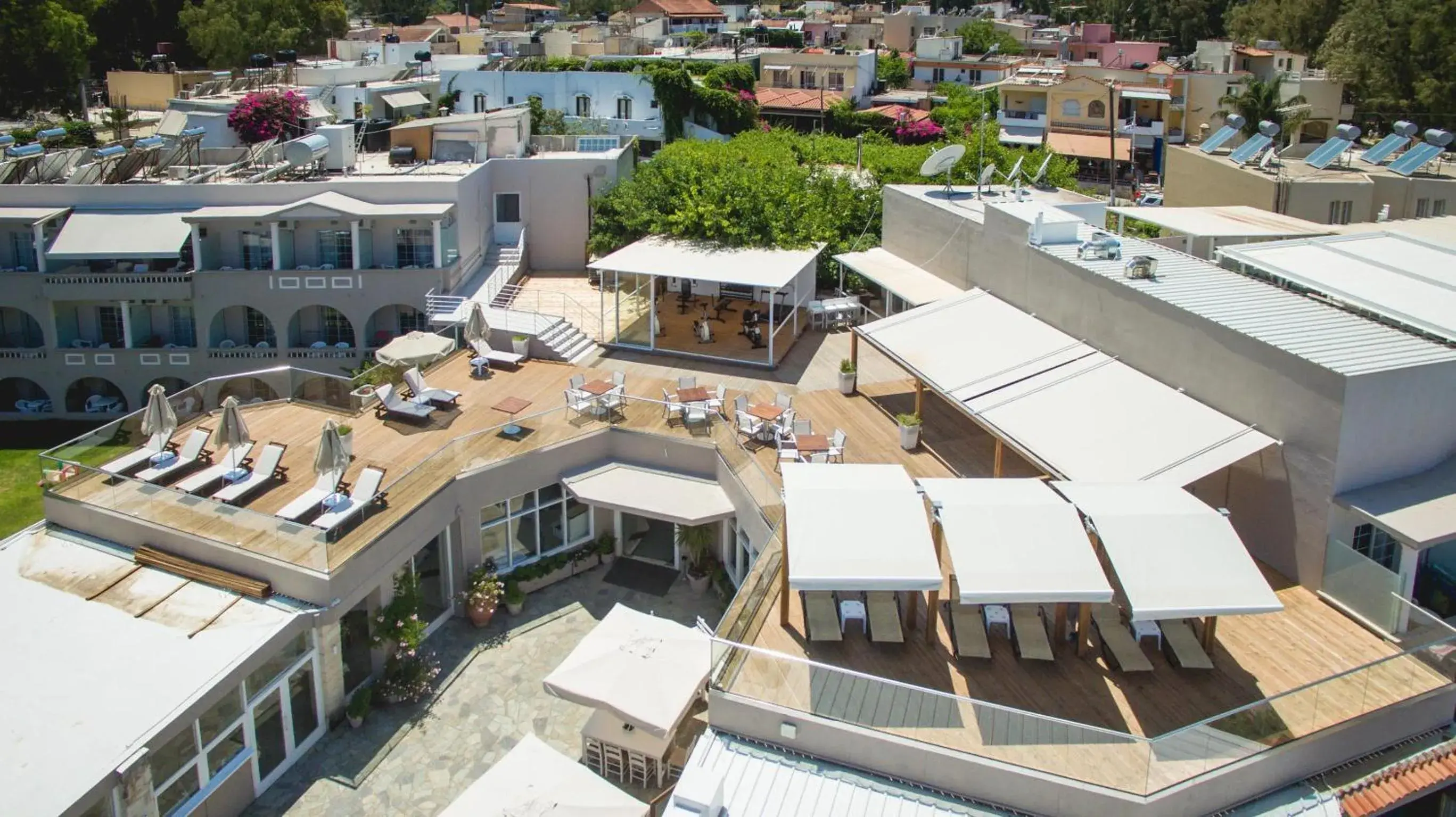 Bird's-eye View in Georgioupolis Beach Hotel