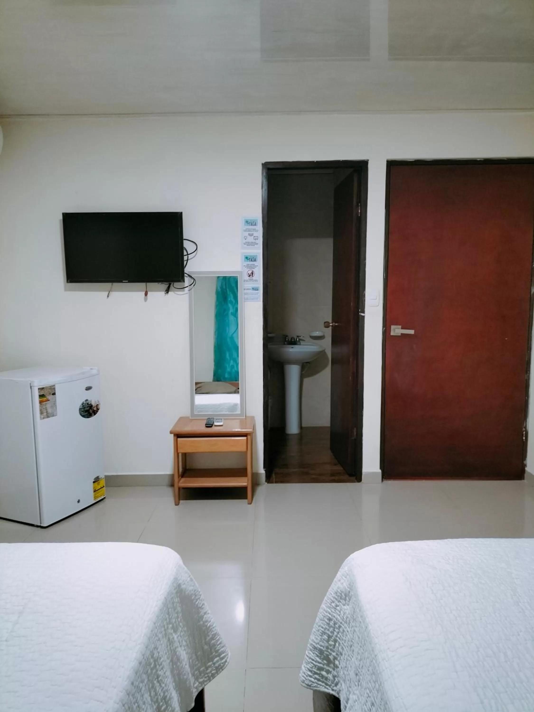 Bed in Posada Yasa sarie bay