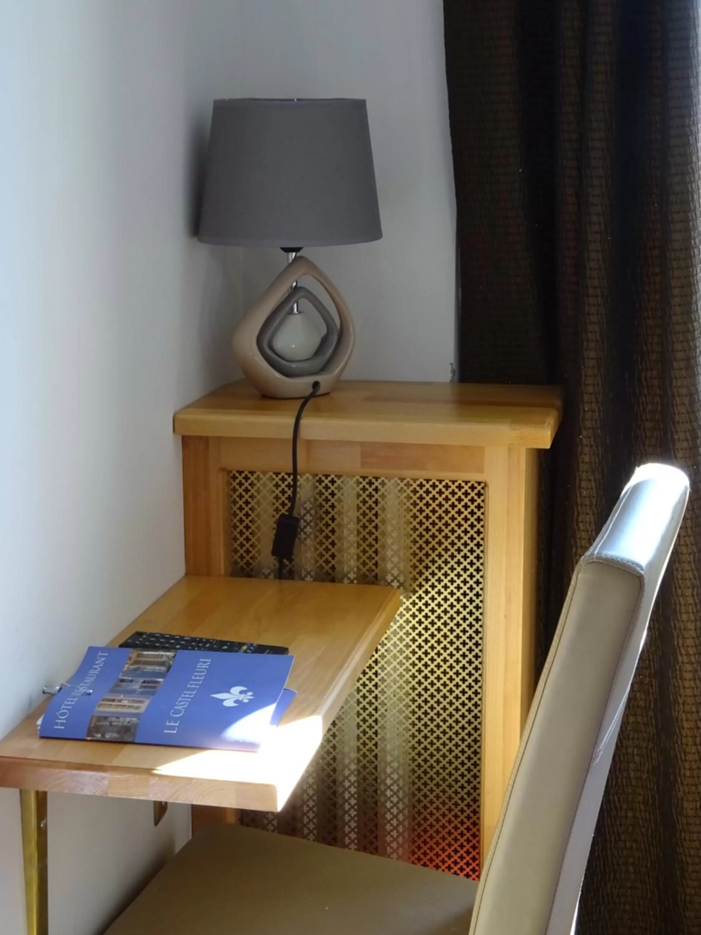 Decorative detail in Hotel Restaurant Le Castel Fleuri