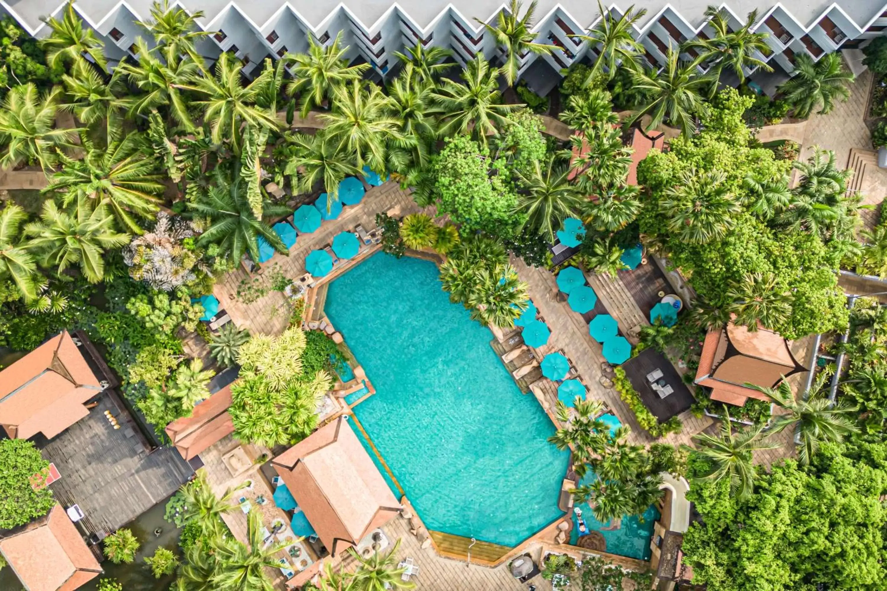 Property building, Bird's-eye View in Avani Pattaya Resort