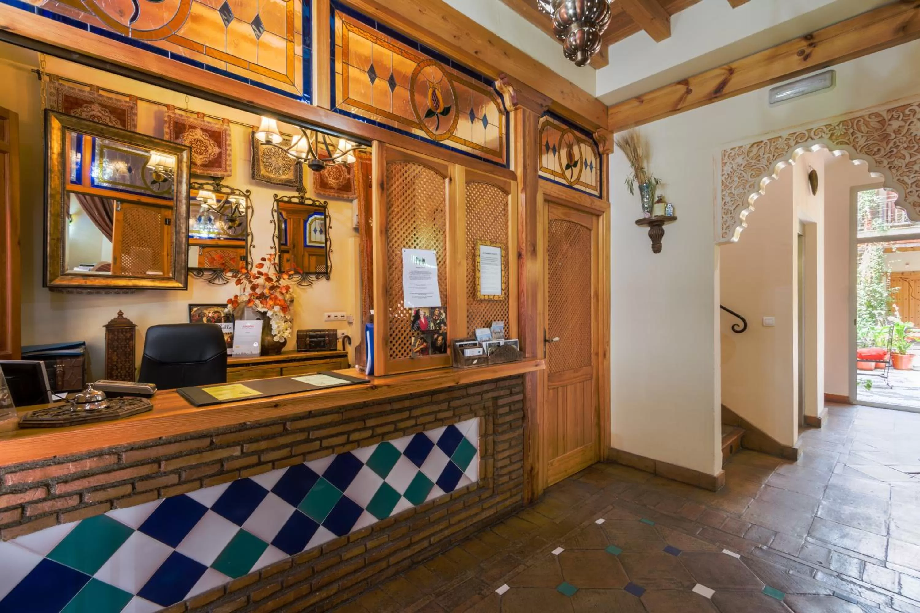 Lobby or reception in Abadía Hotel