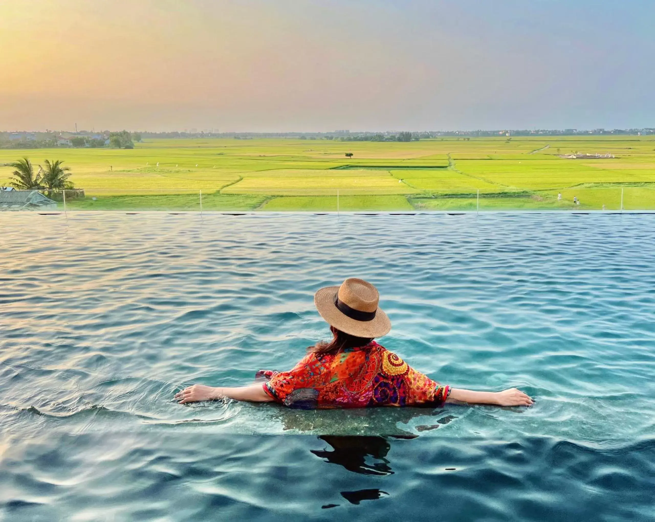 Swimming pool in Lasenta Boutique Hotel Hoian