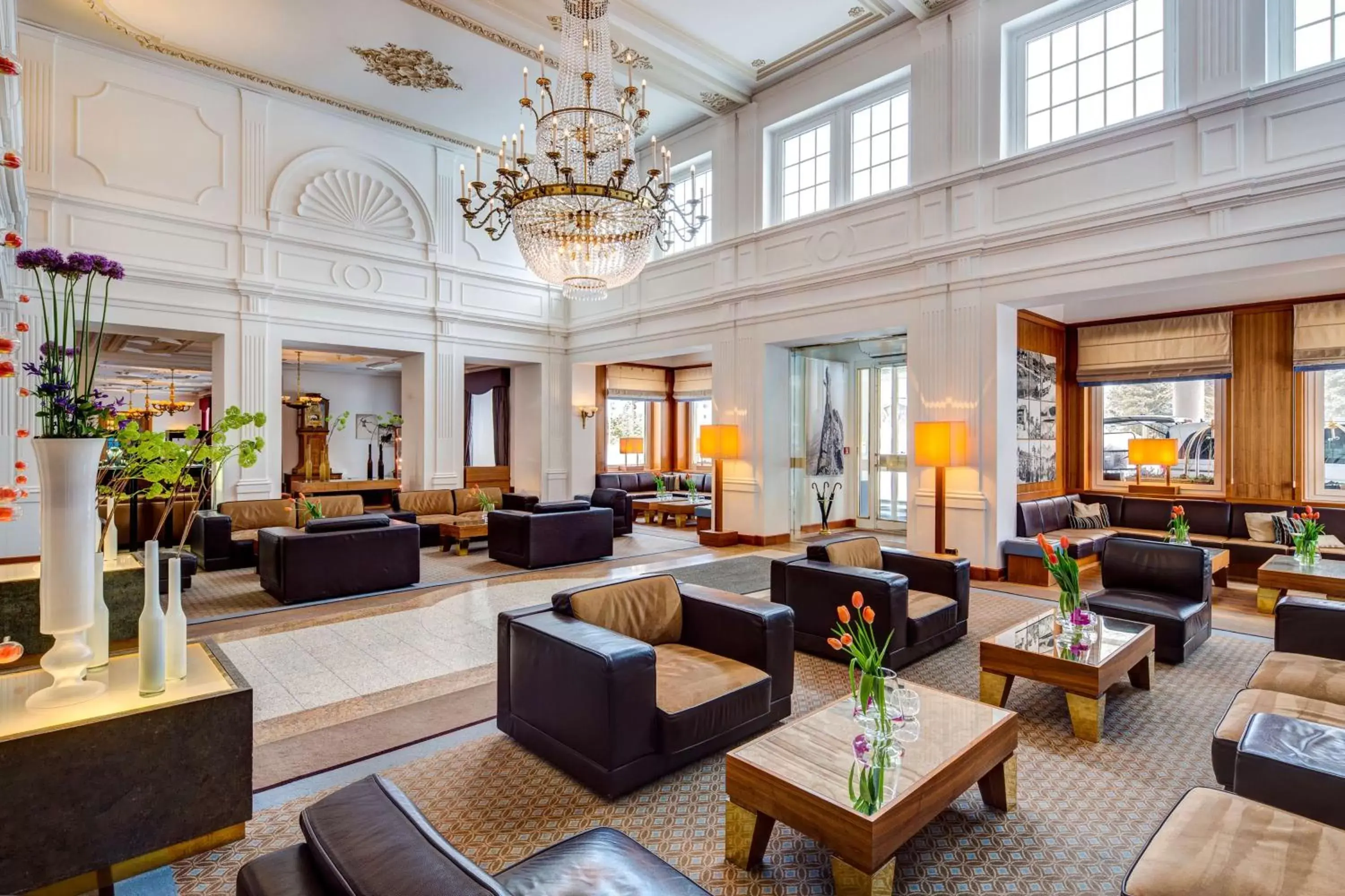 Lobby or reception in Grand Hotel des Bains Kempinski