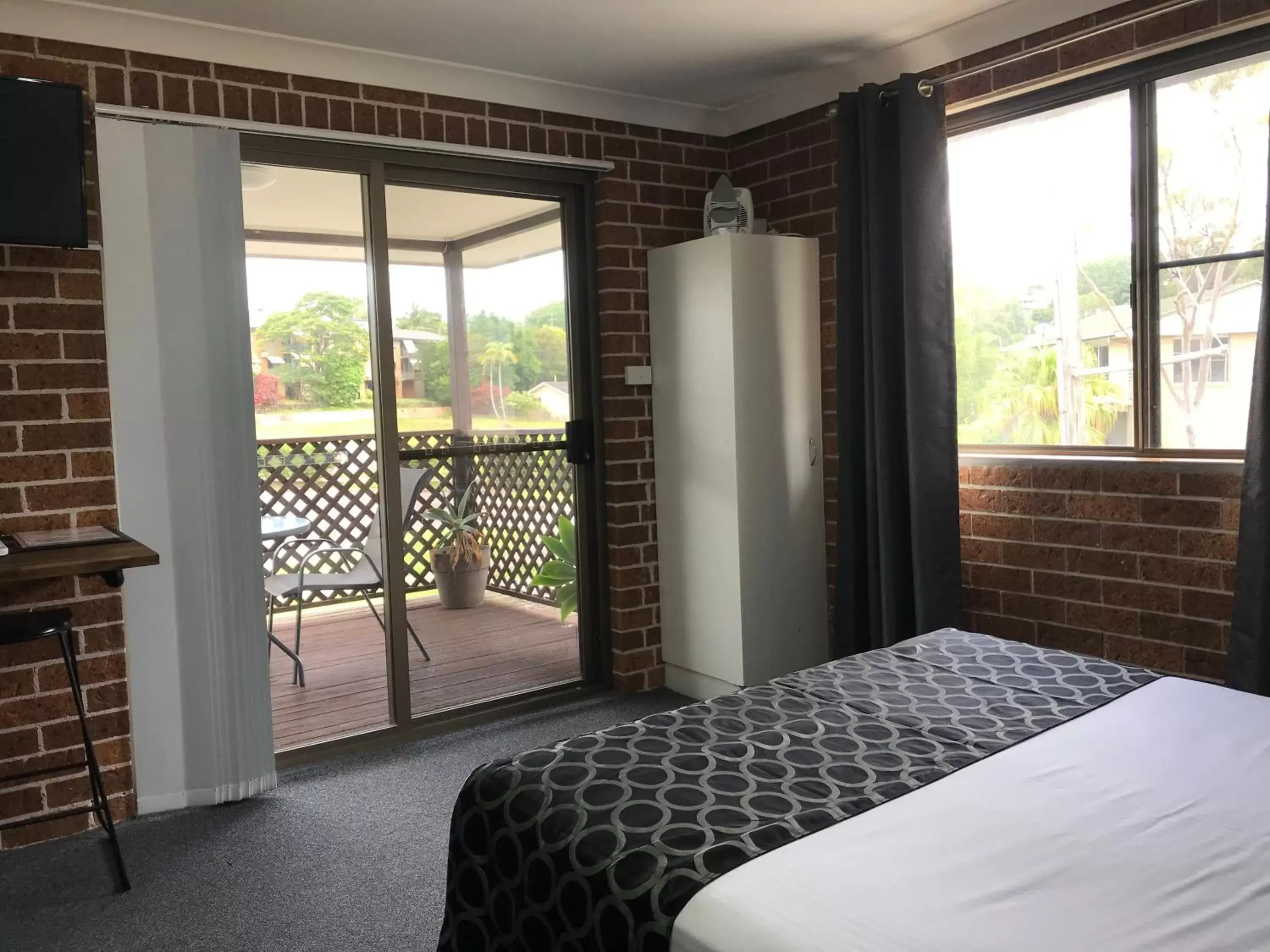 Bed in Coffs Shearwater Motel