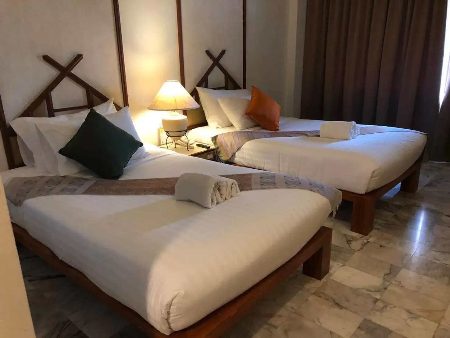 Bed in Seeharaj Hotel