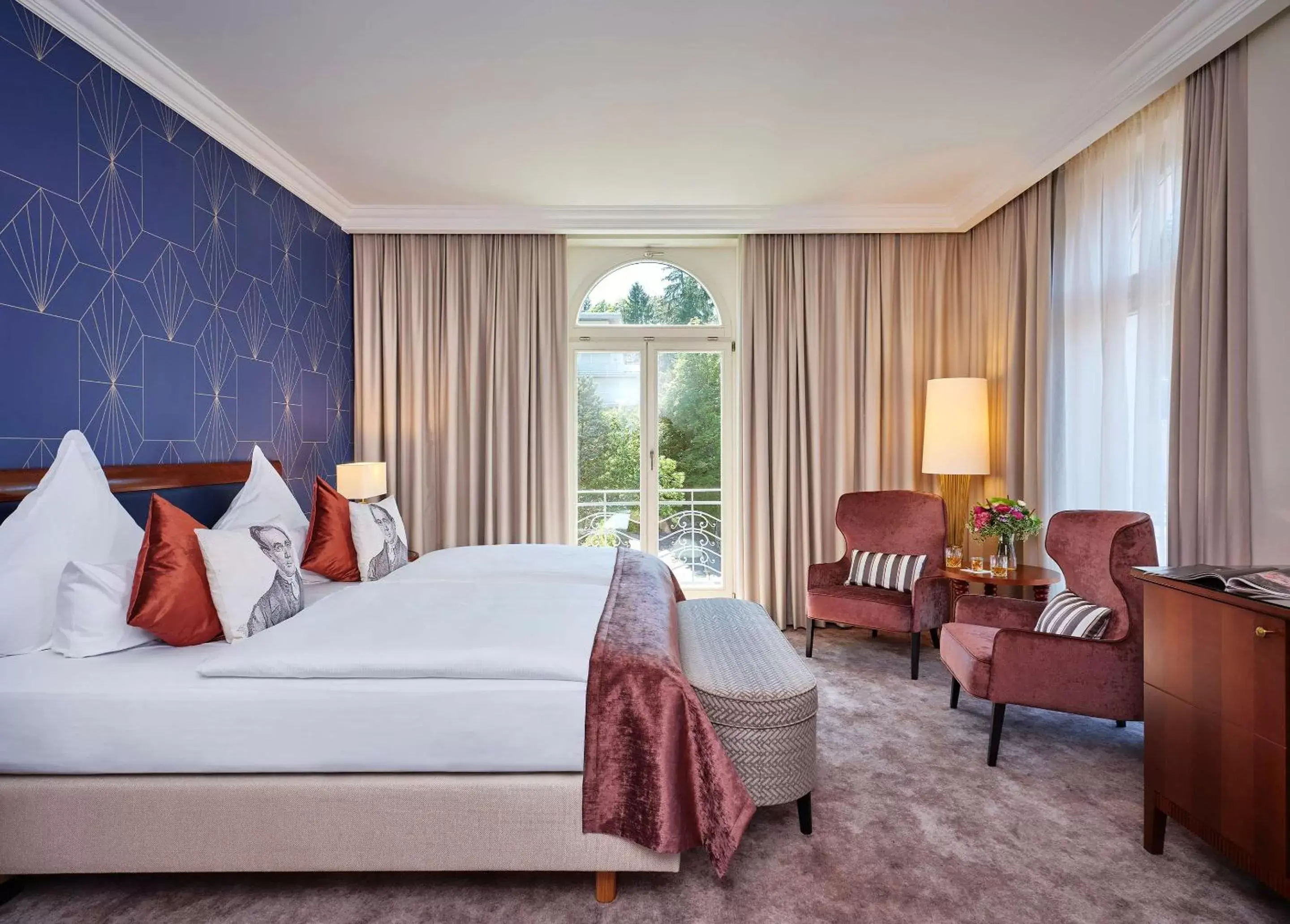 Bedroom, Bed in Maison Messmer - ein Mitglied der Hommage Luxury Hotels Collection Bedroom, Bed in Maison Messmer - ein Mitglied der Hommage Luxury Hotels Collection