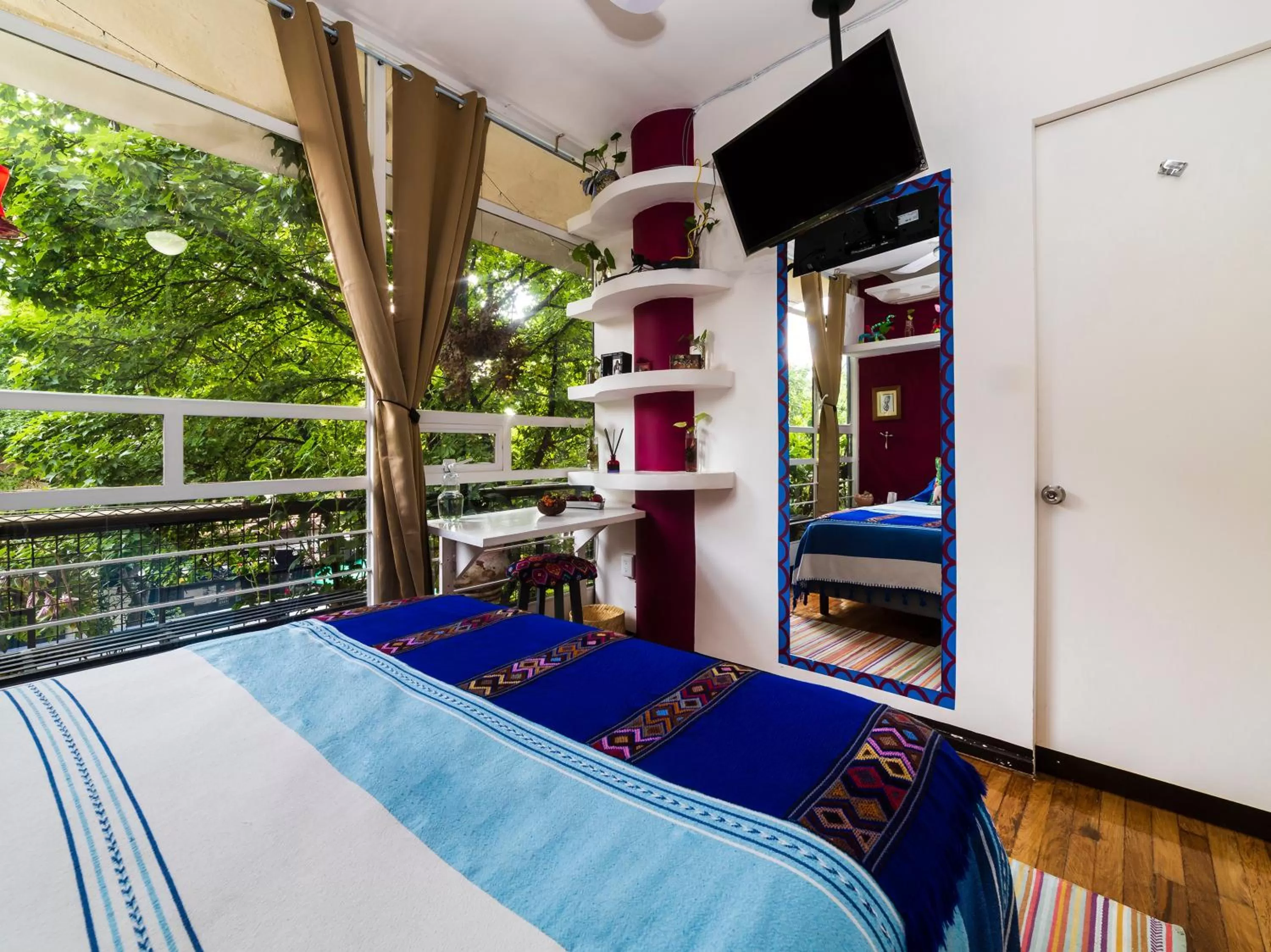 Bed in Casa Itzae B&B Polanquito Dog Friendly