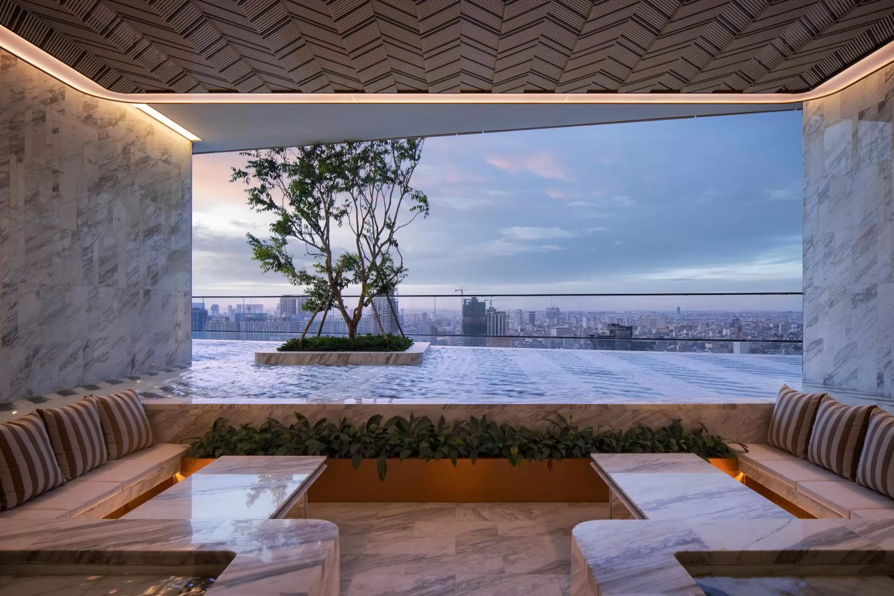 Seating area, Swimming Pool in Citadines Flatiron Phnom Penh