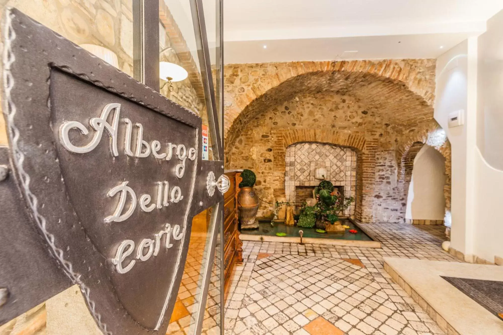 Facade/entrance in Albergo Della Corte