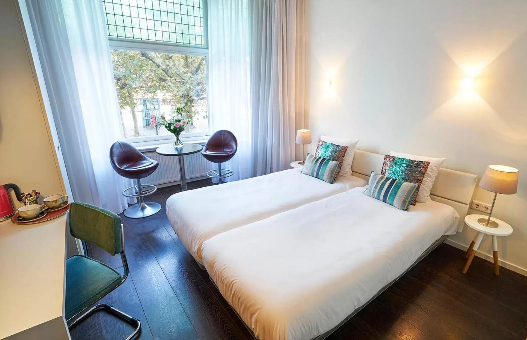 Bedroom, Bed in Saillant Hotel Maastricht City Centre - Auping Hotel Partner