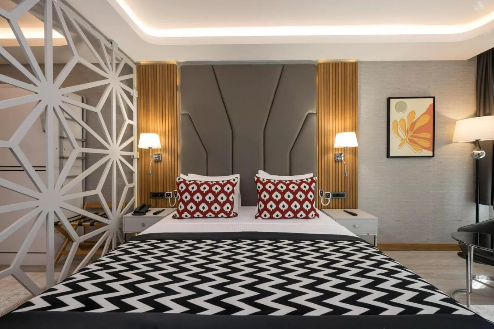 Bed in Ramada Encore by Wyndham Istanbul Sisli