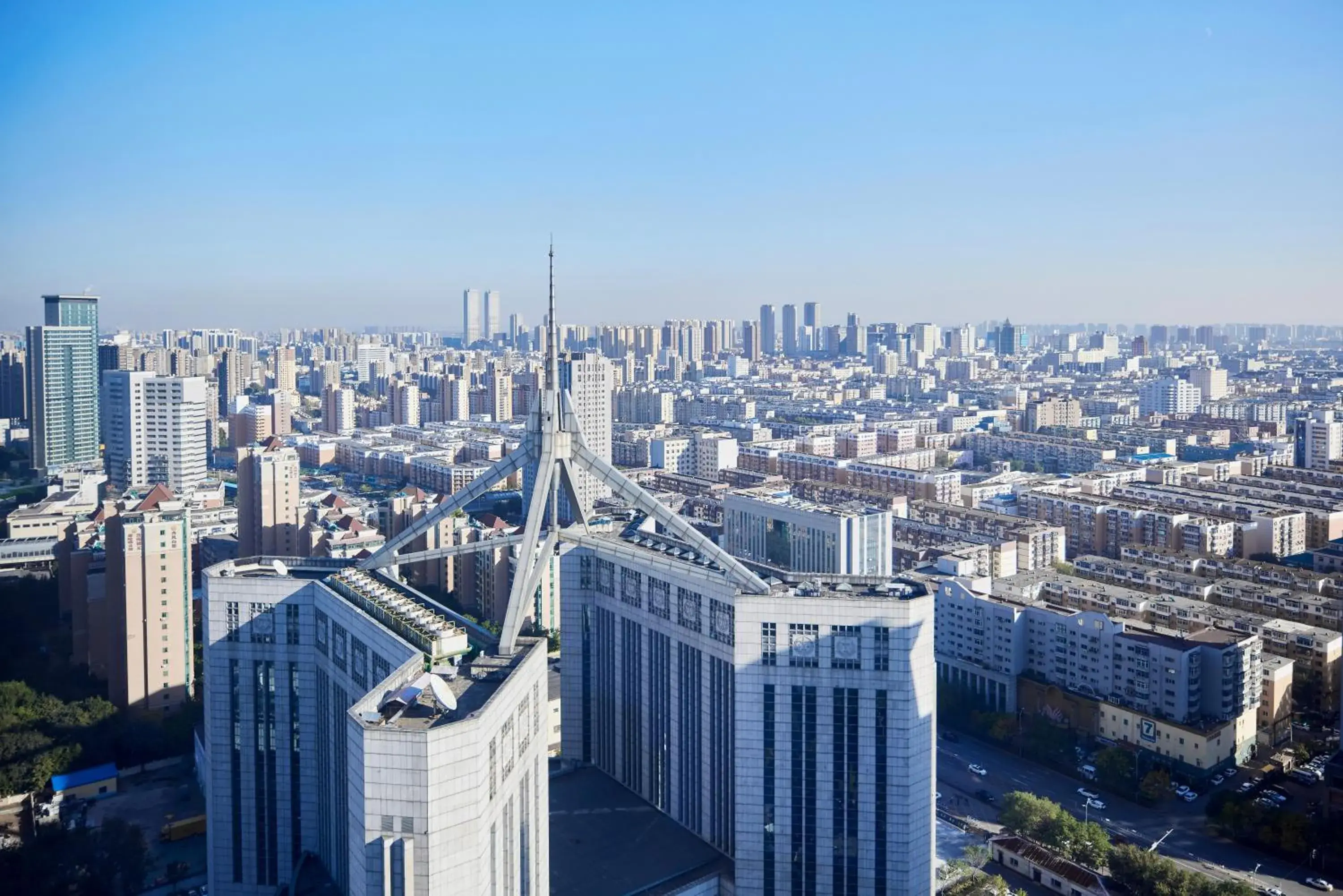 City view in Shenyang Marriott Hotel