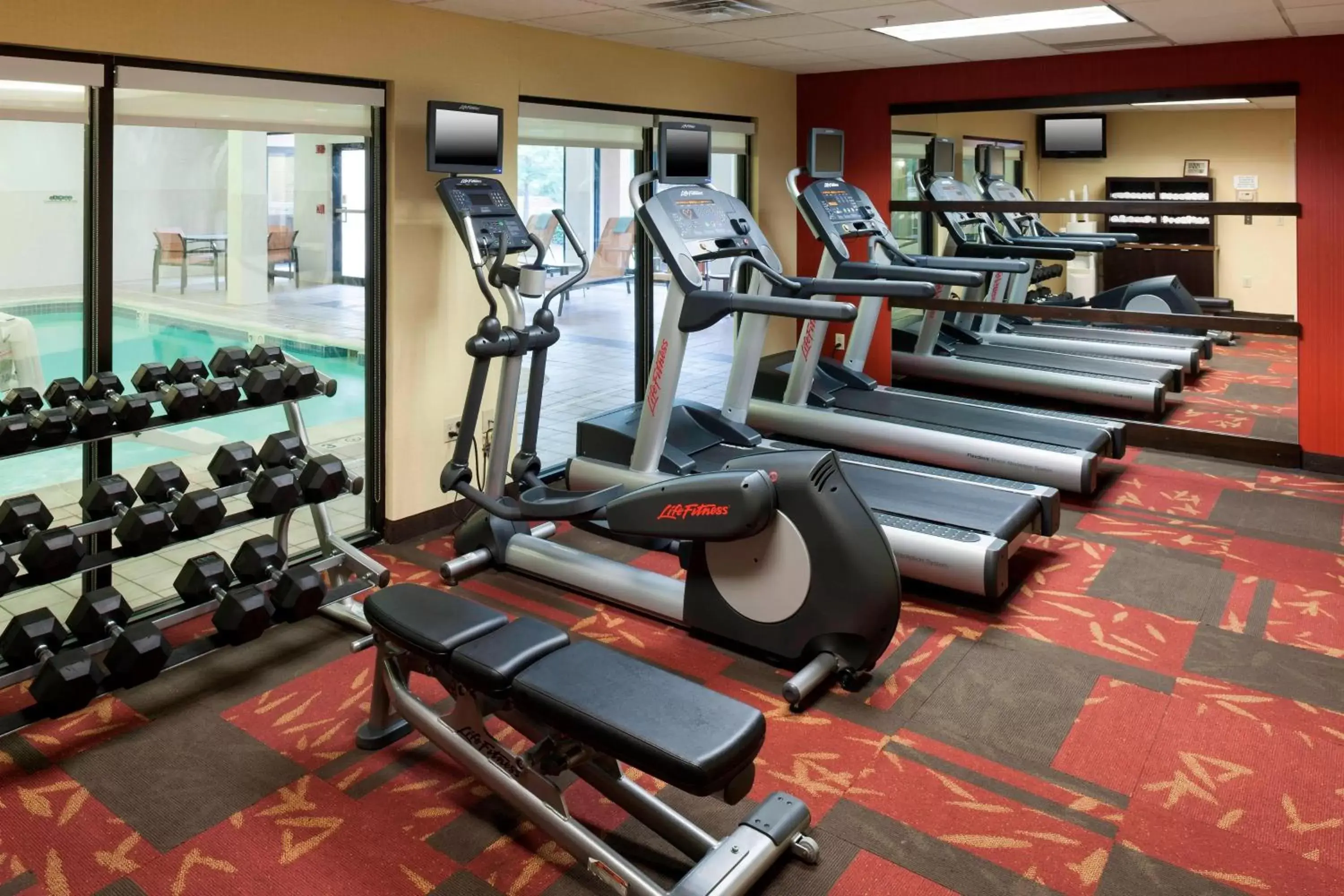 Fitness centre/facilities, Fitness Center/Facilities in Courtyard by Marriott Wichita East