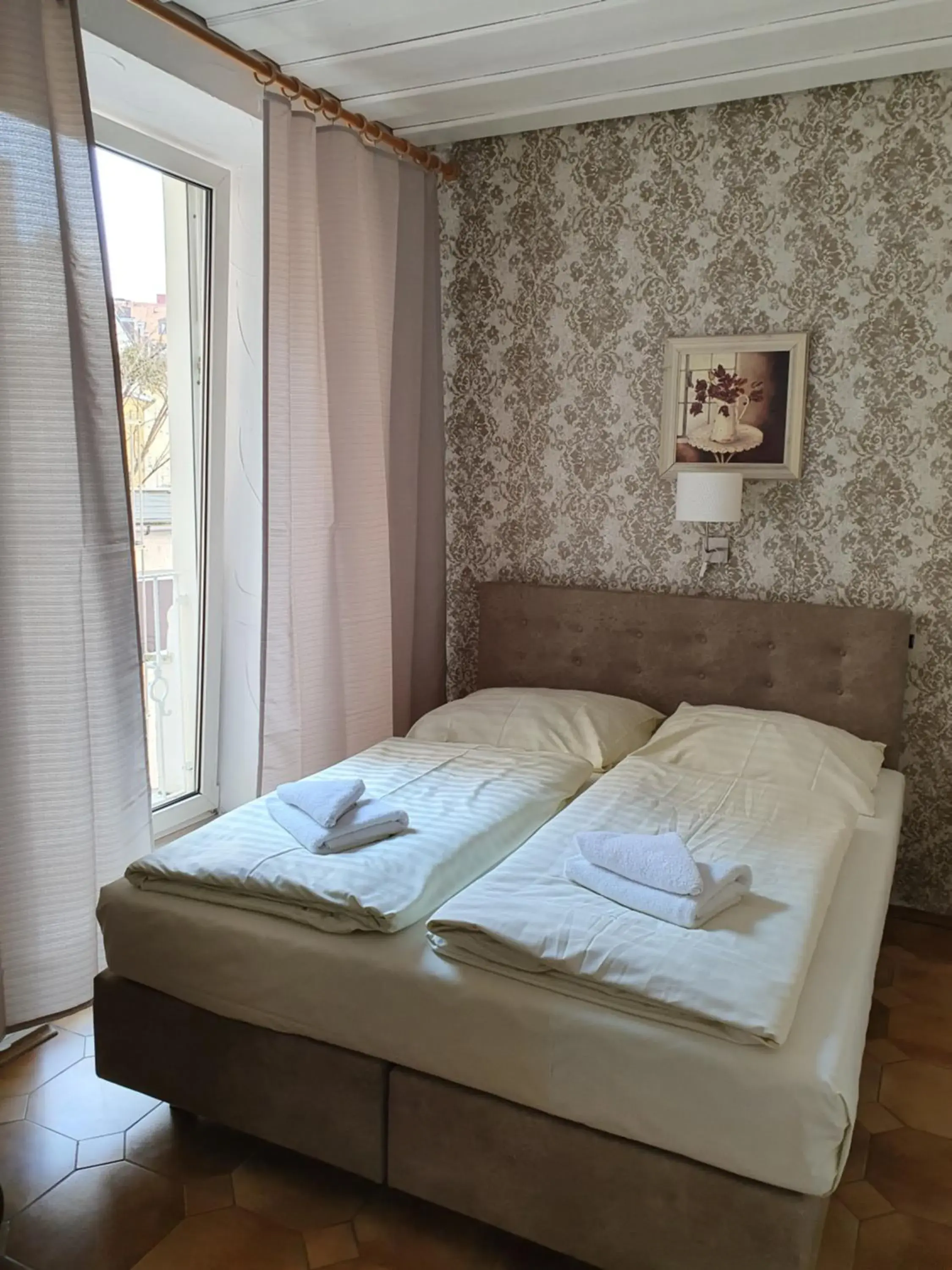 Bed in Pension Seibel