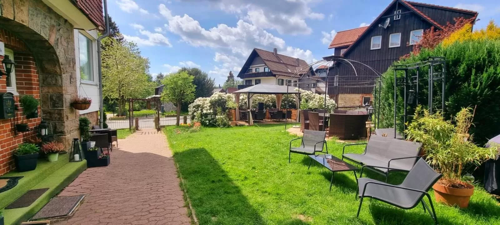 Patio in Hotel Elisabeth-Ilse