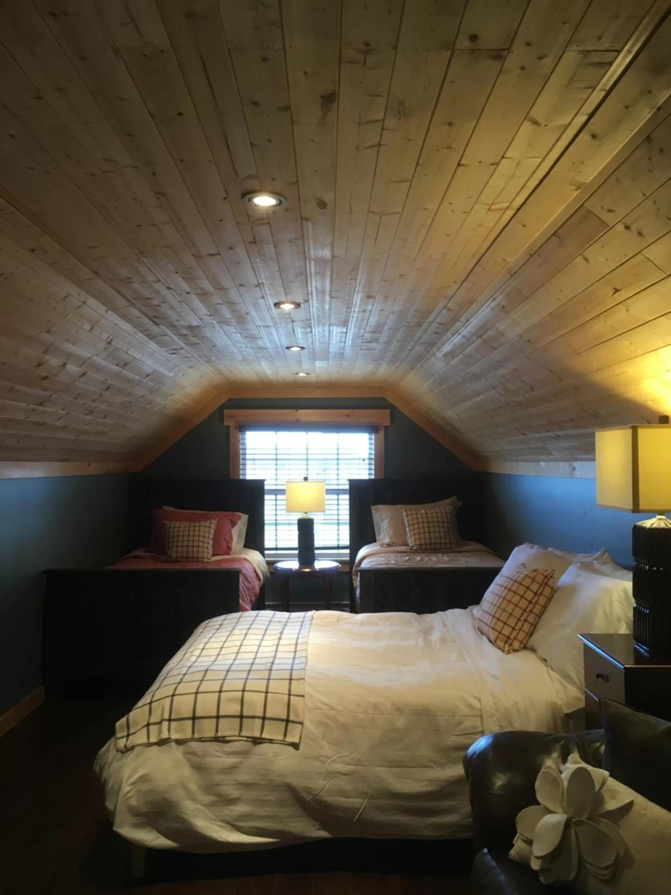 Bed in The Deer Lake Loft