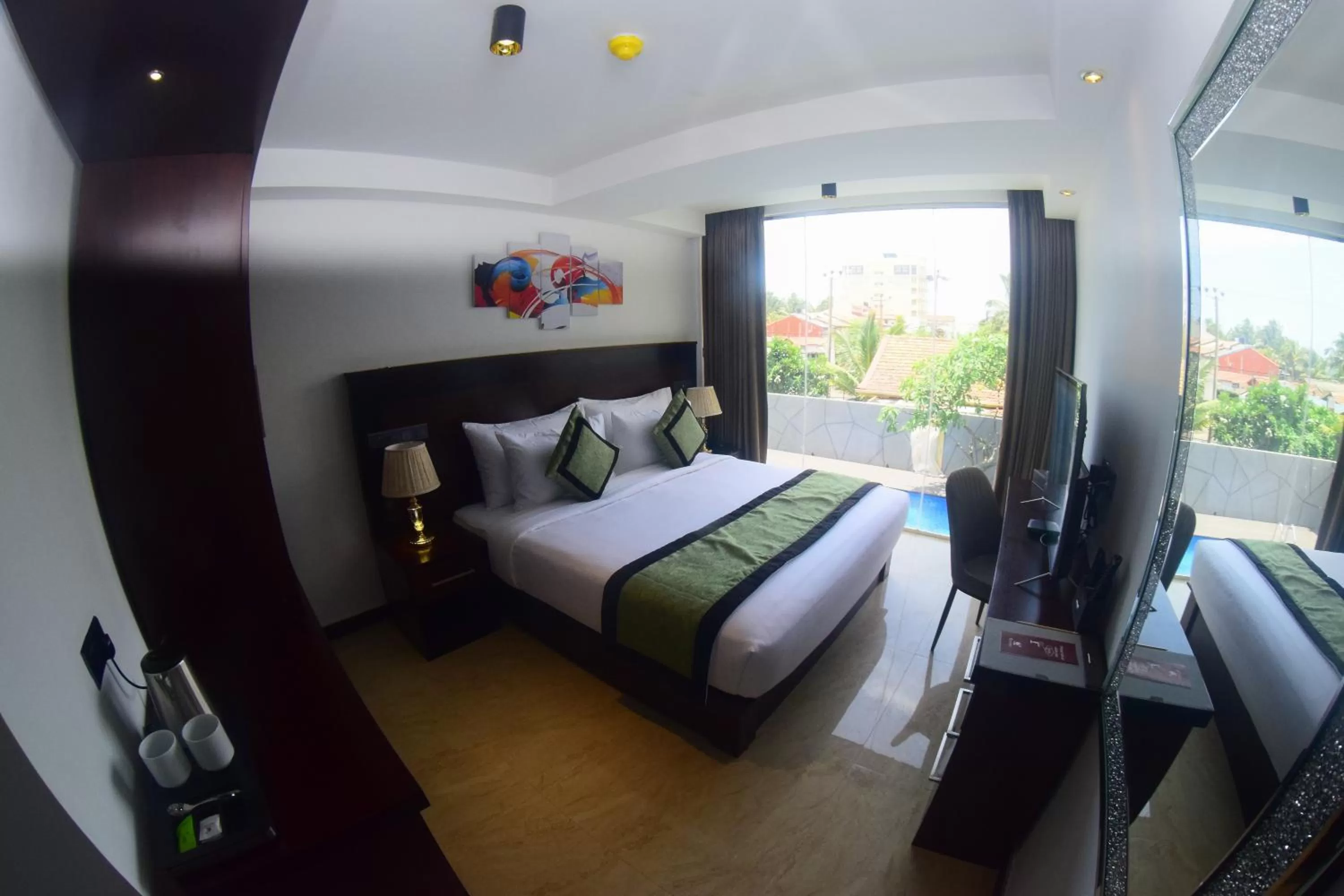 Photo of the whole room, Bed in Ruvisha Beach Hotel