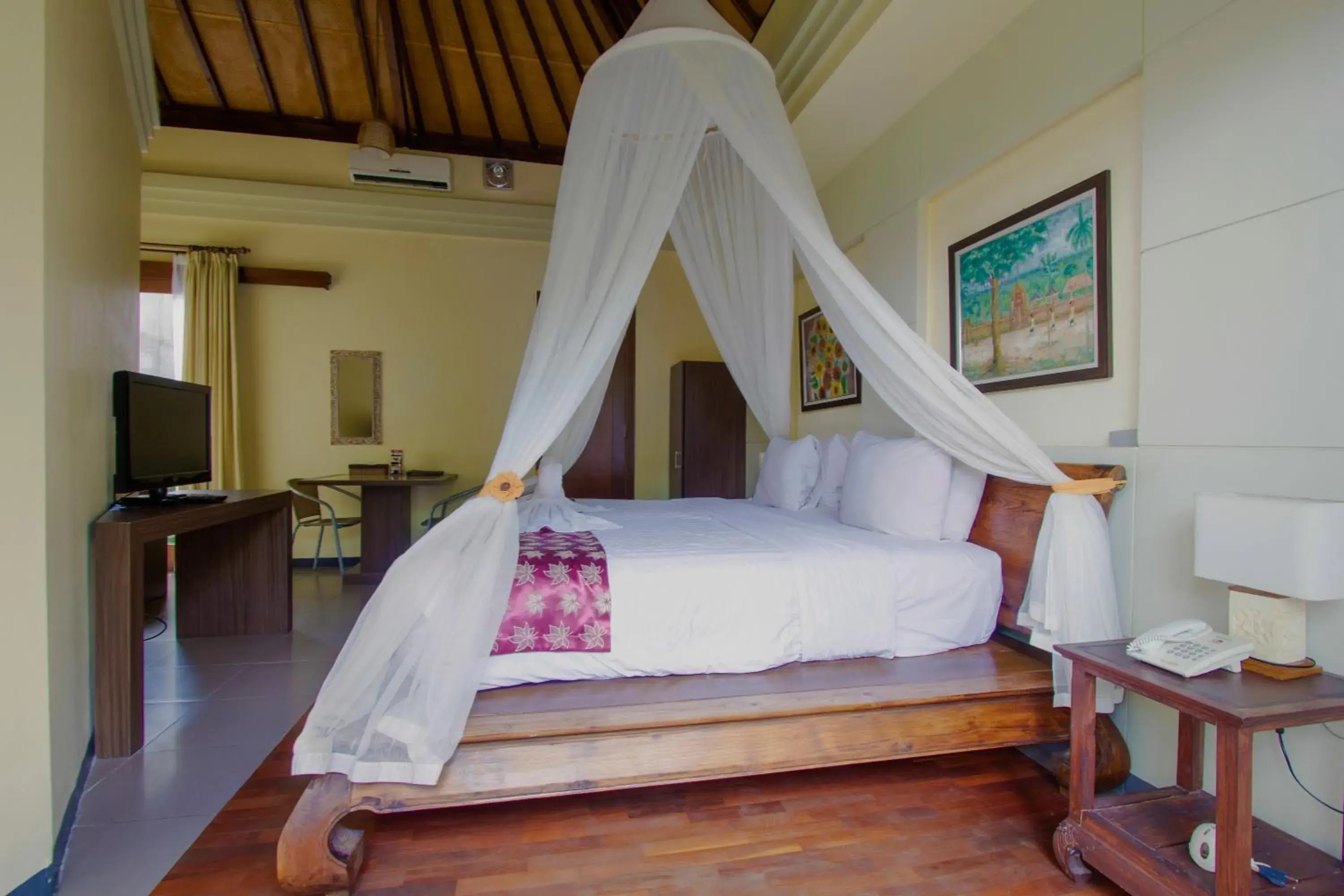 Bedroom, Bed in Ladera Villa Ubud