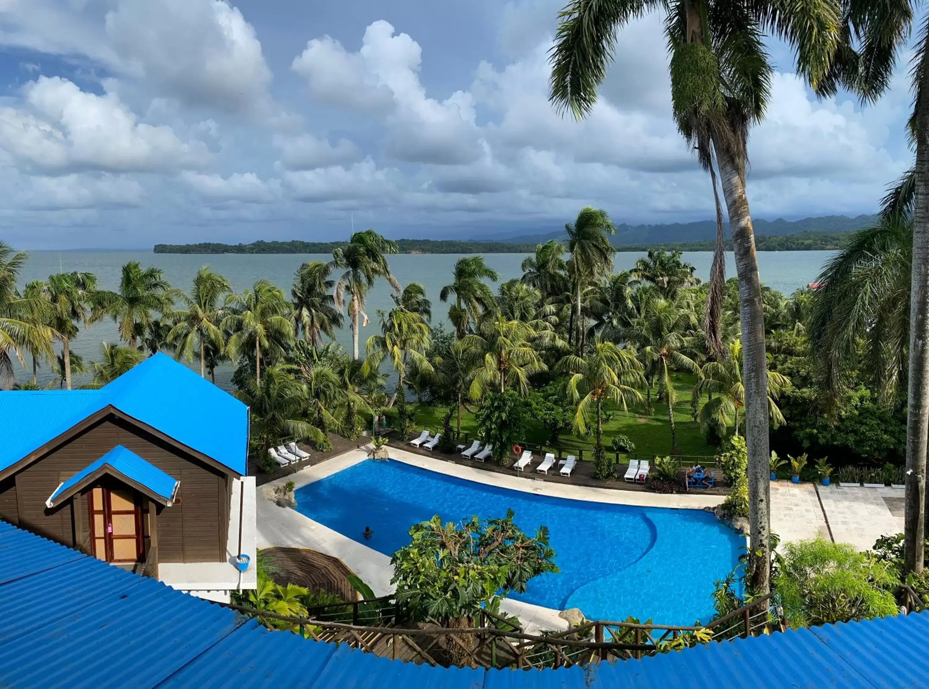 View (from property/room), Pool View in Villa Caribe