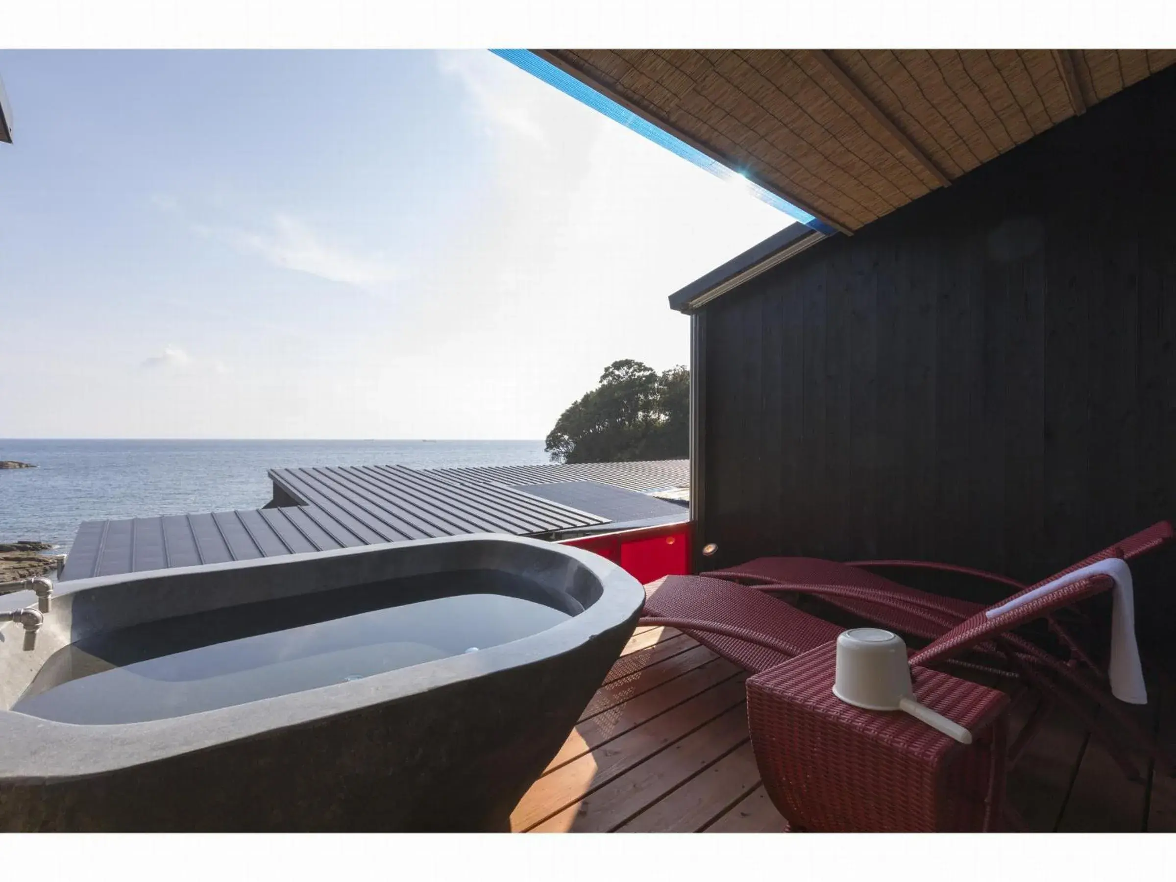 Open Air Bath, Balcony/Terrace in XYZ Private Spa and Seaside Resort