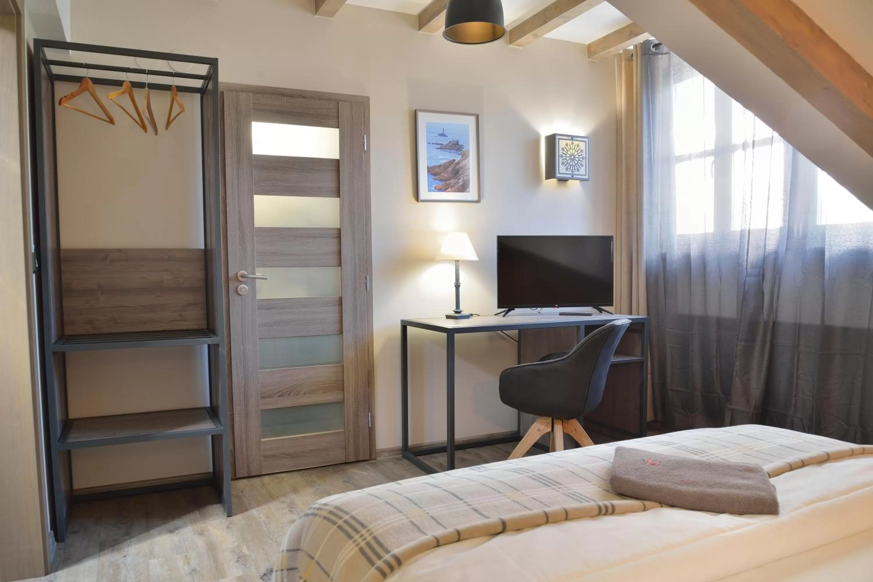 Bed in Hotel Via Ironia