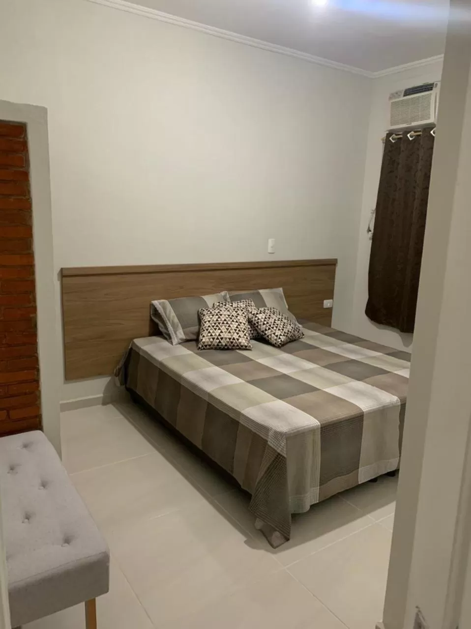 Bed in Ananda pousada chalé