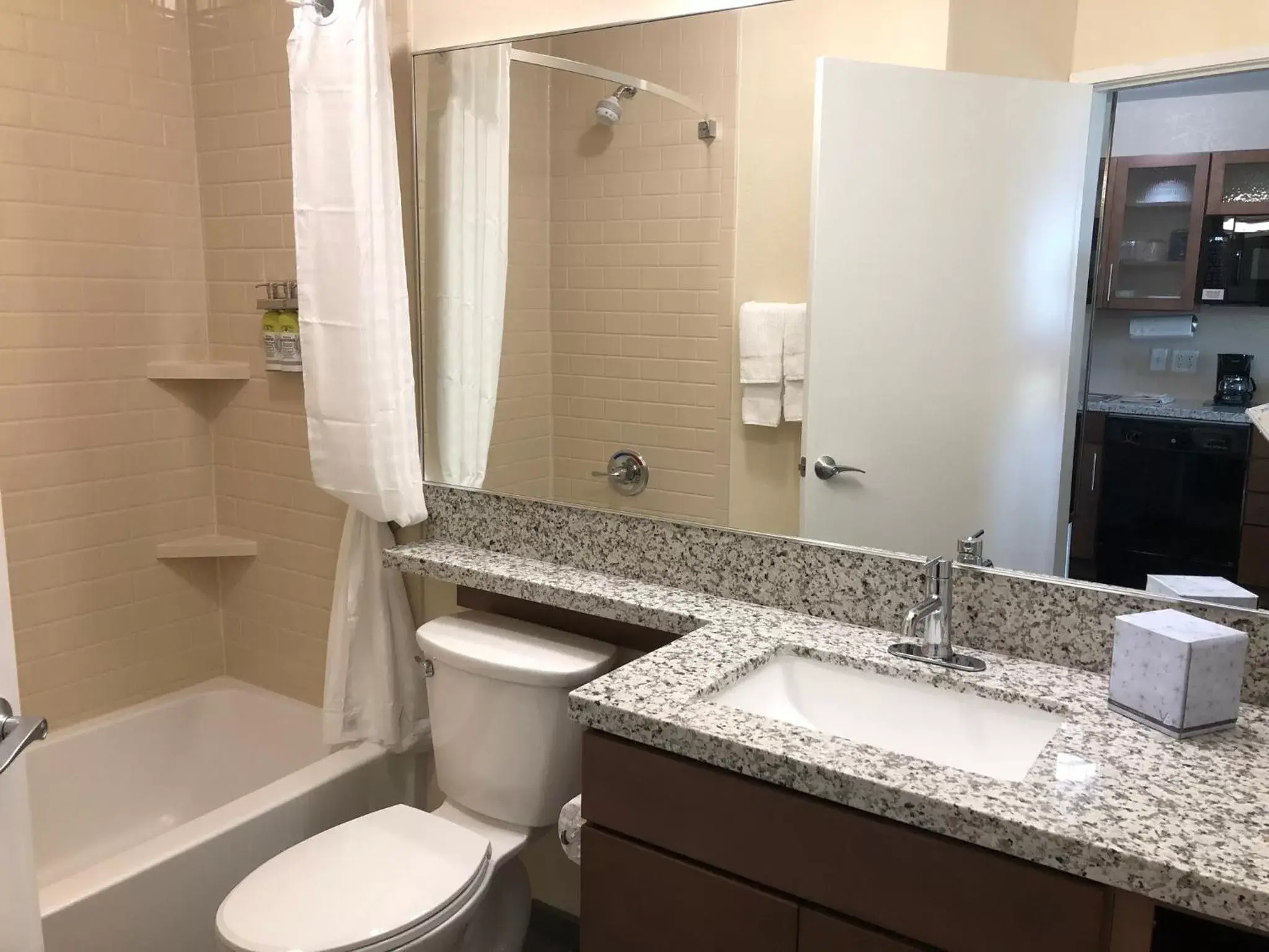 Photo of the whole room, Bathroom in Candlewood Suites - Panama City Beach Pier Park, an IHG Hotel