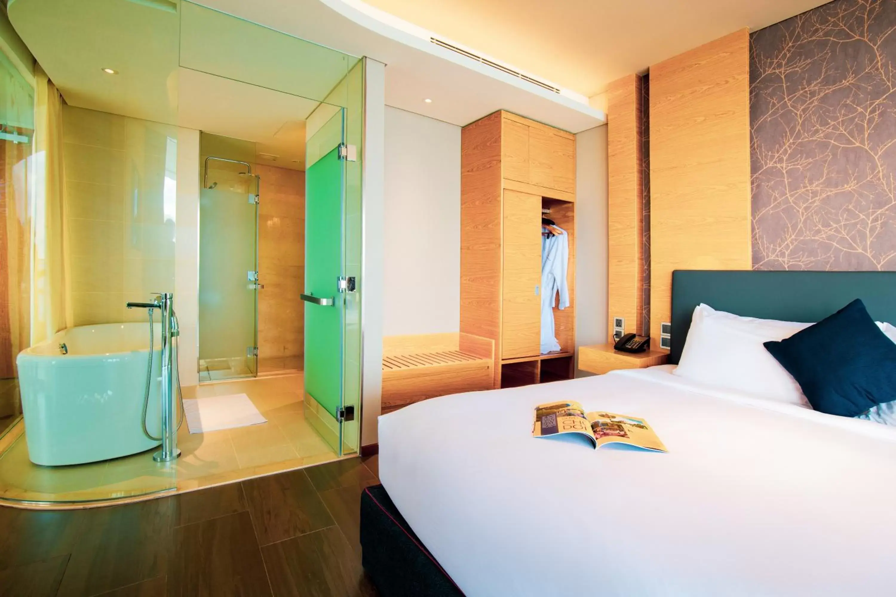 Bed, Bathroom in Seashells Phu Quoc Hotel & Spa
