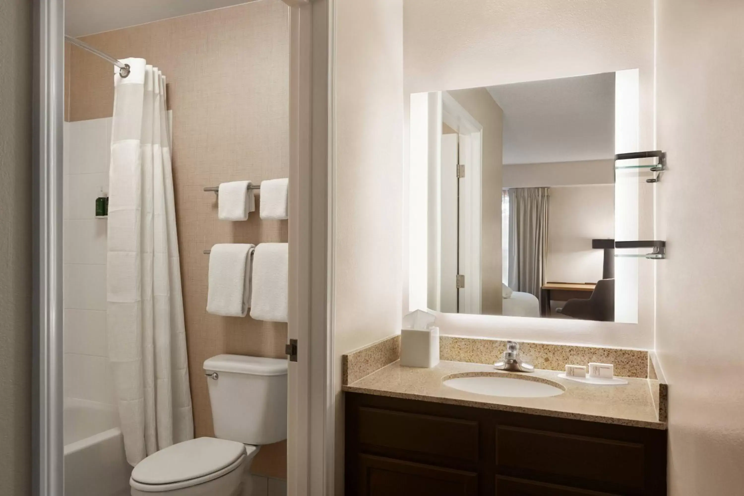 Bathroom in Residence Inn by Marriott Chicago / Bloomingdale