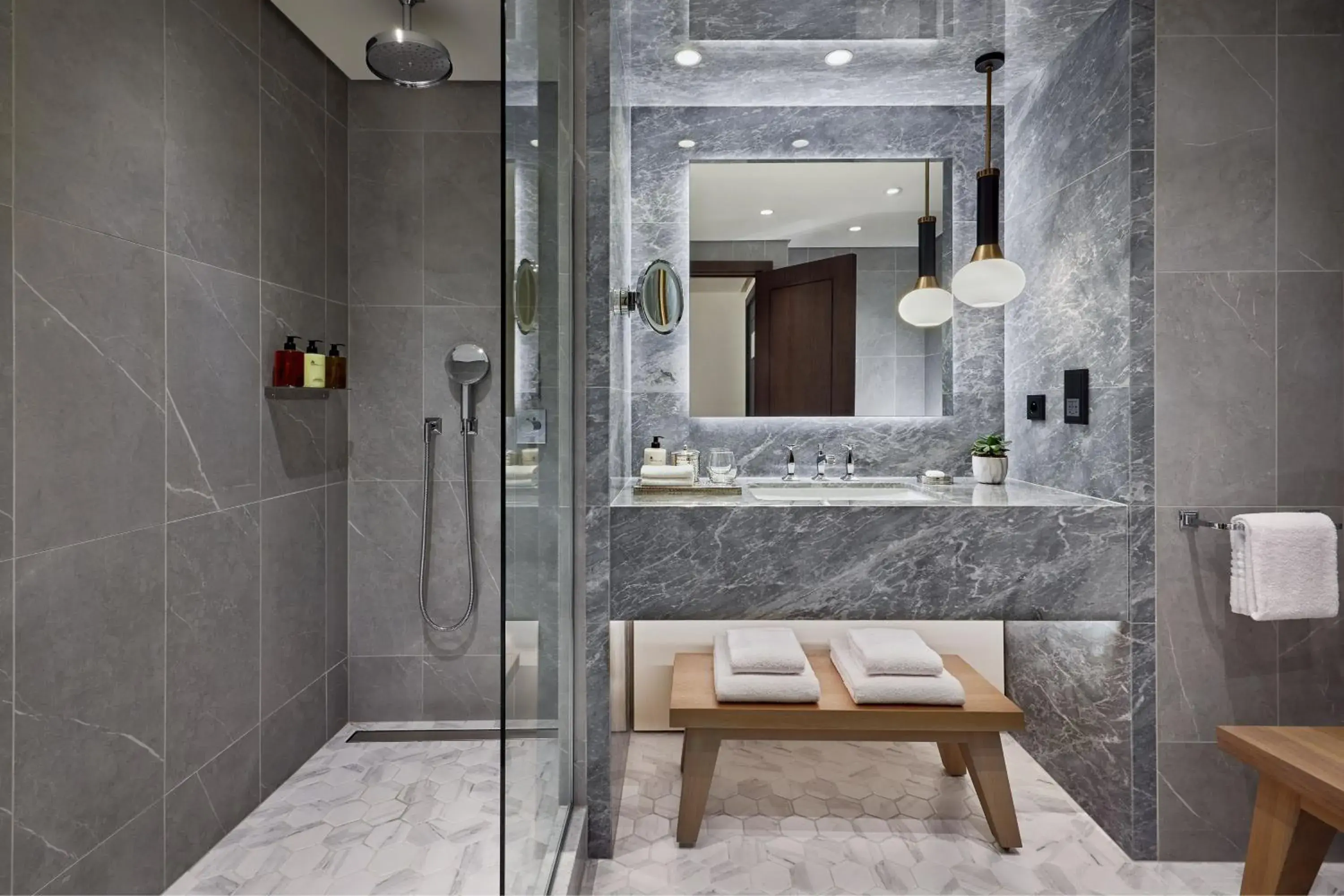 Bathroom in Paris Marriott Champs Elysees Hotel