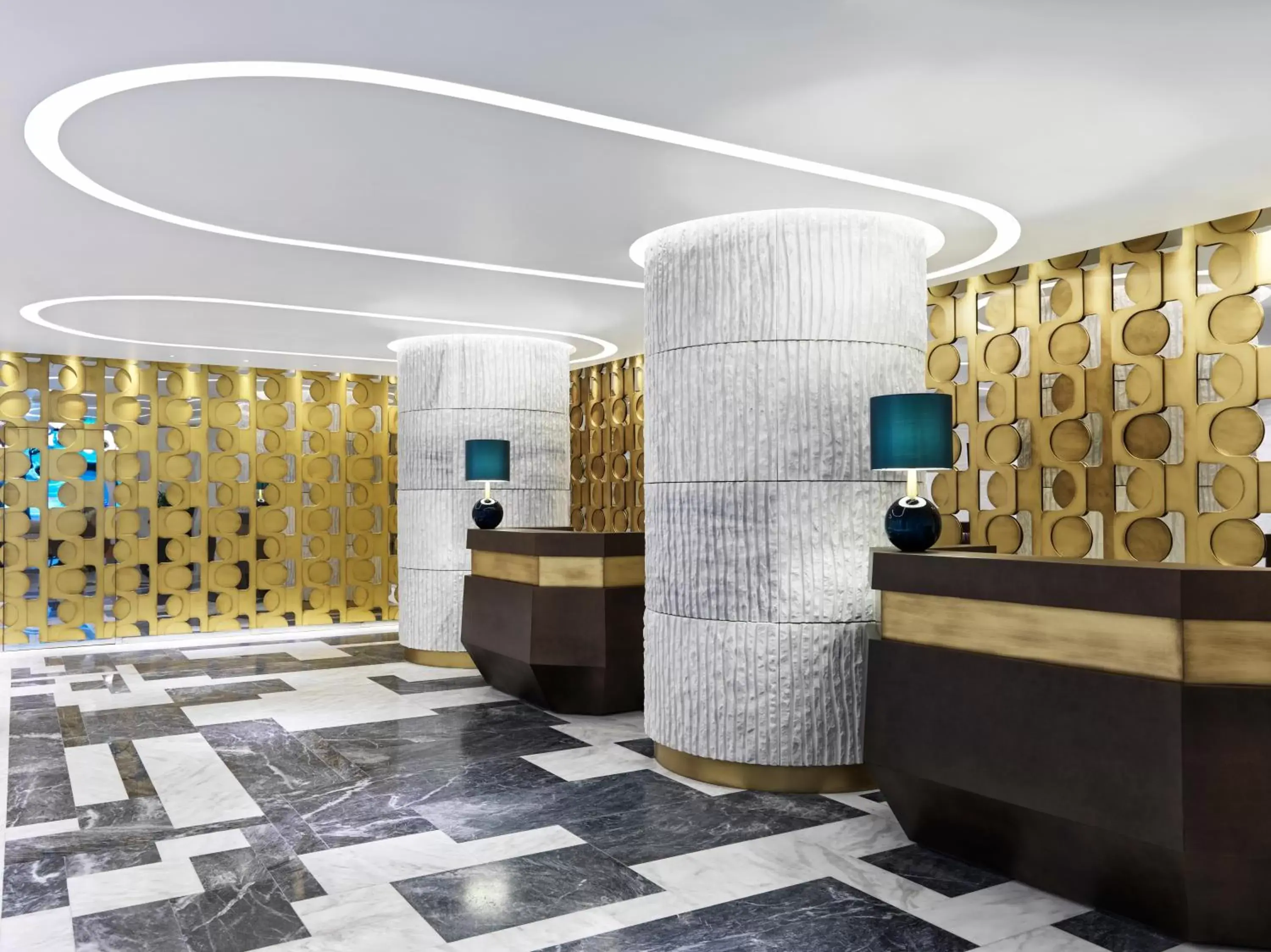Lobby or reception, Lobby/Reception in Athens Capital Center Hotel - MGallery Collection