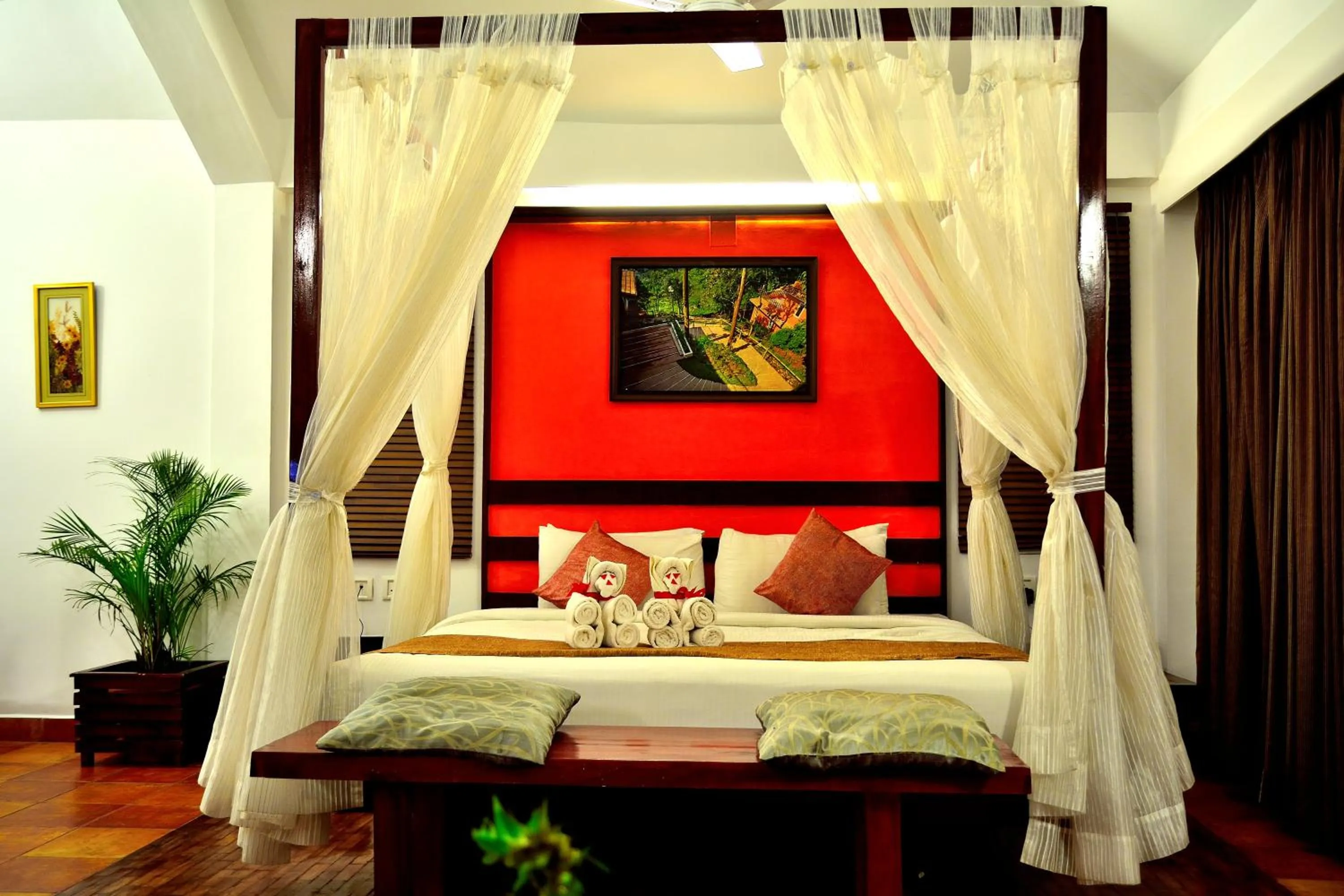 Bedroom, Bed in Tea Valley Resort, Munnar