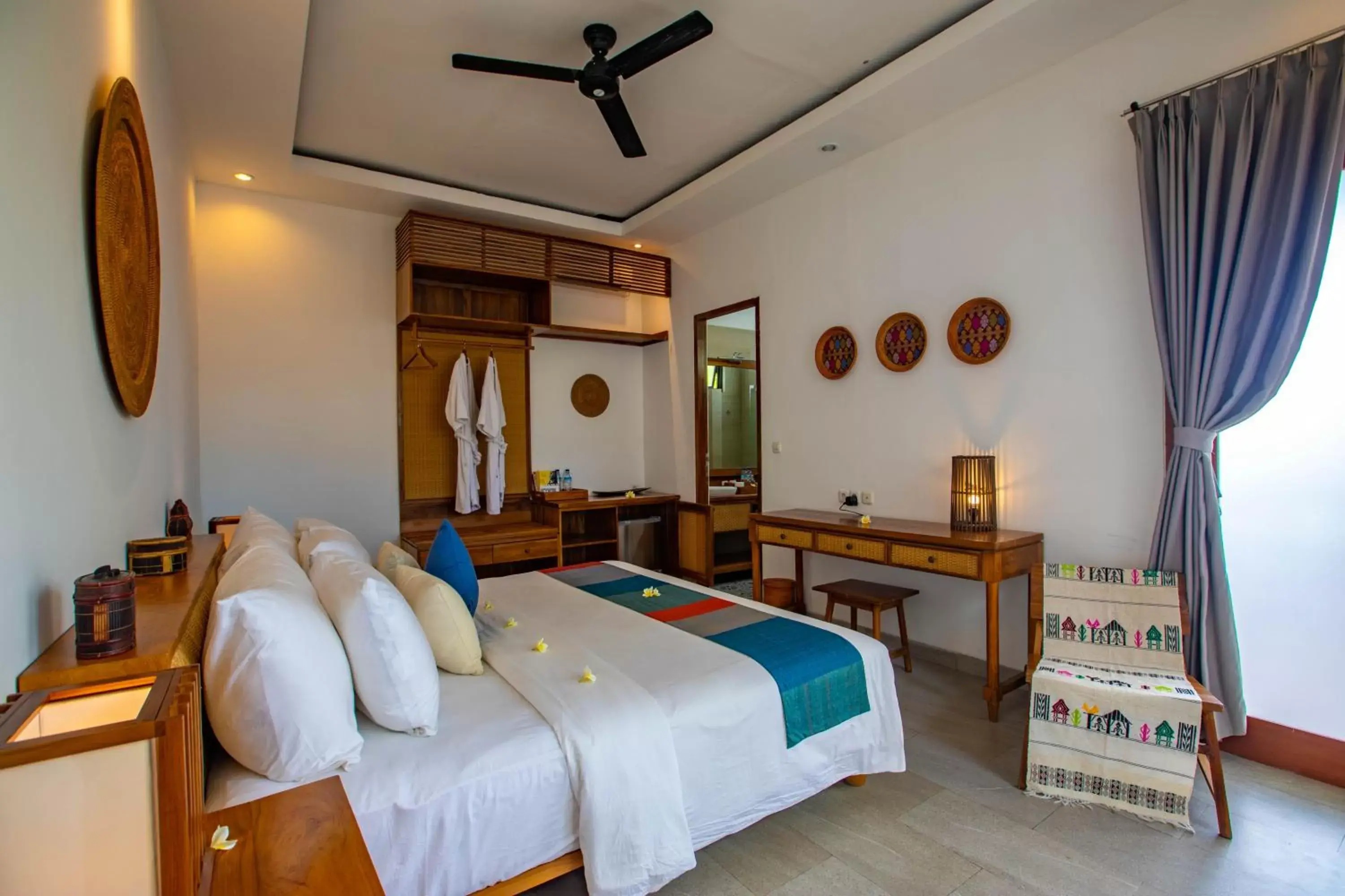 Photo of the whole room, Bed in Gili Sands Hotel & Bar