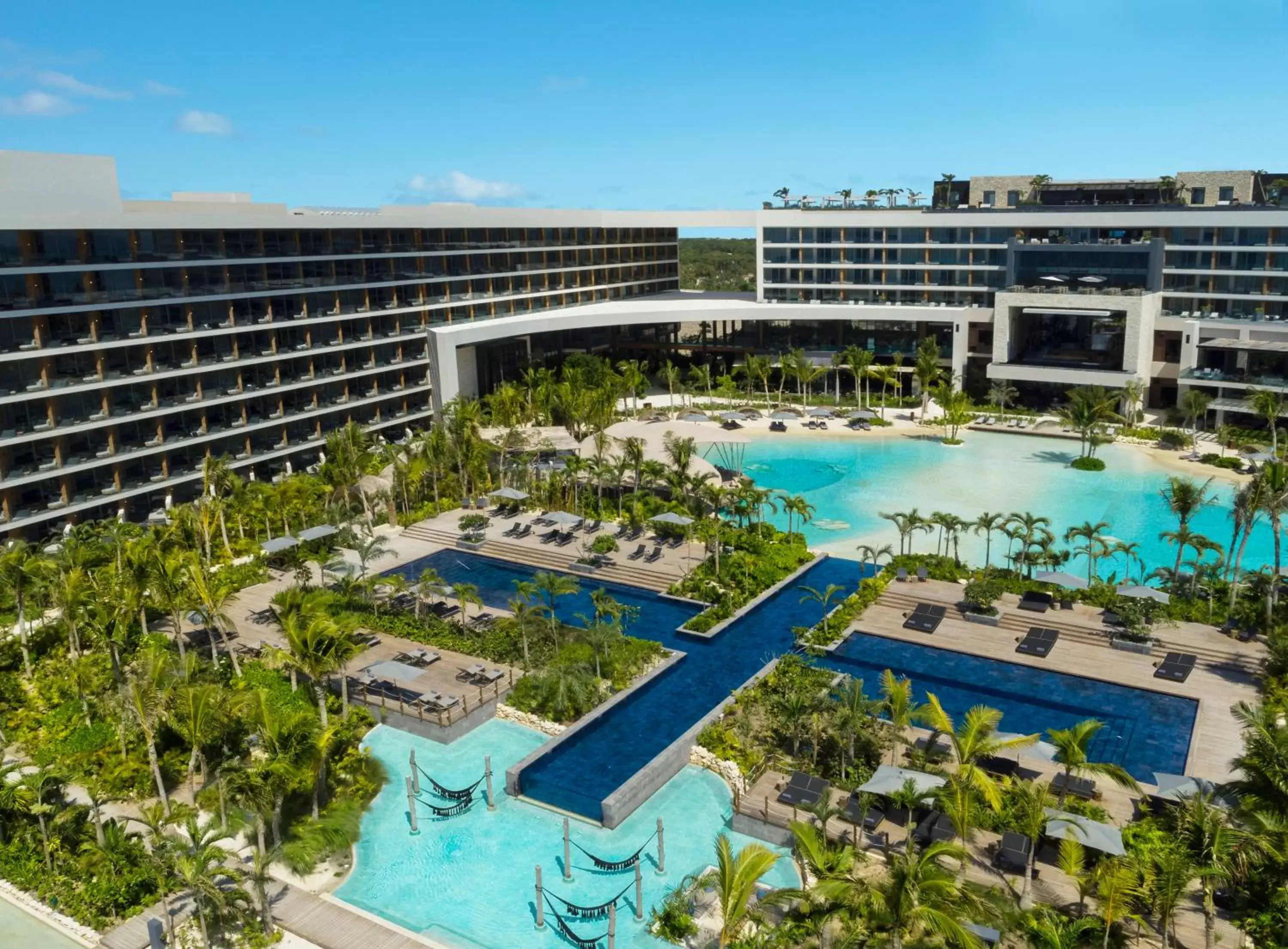 Pool view in Secrets Moxché Playa del Carmen - Adults Only - All Inclusive Pool view in Secrets Moxché Playa del Carmen - Adults Only - All Inclusive