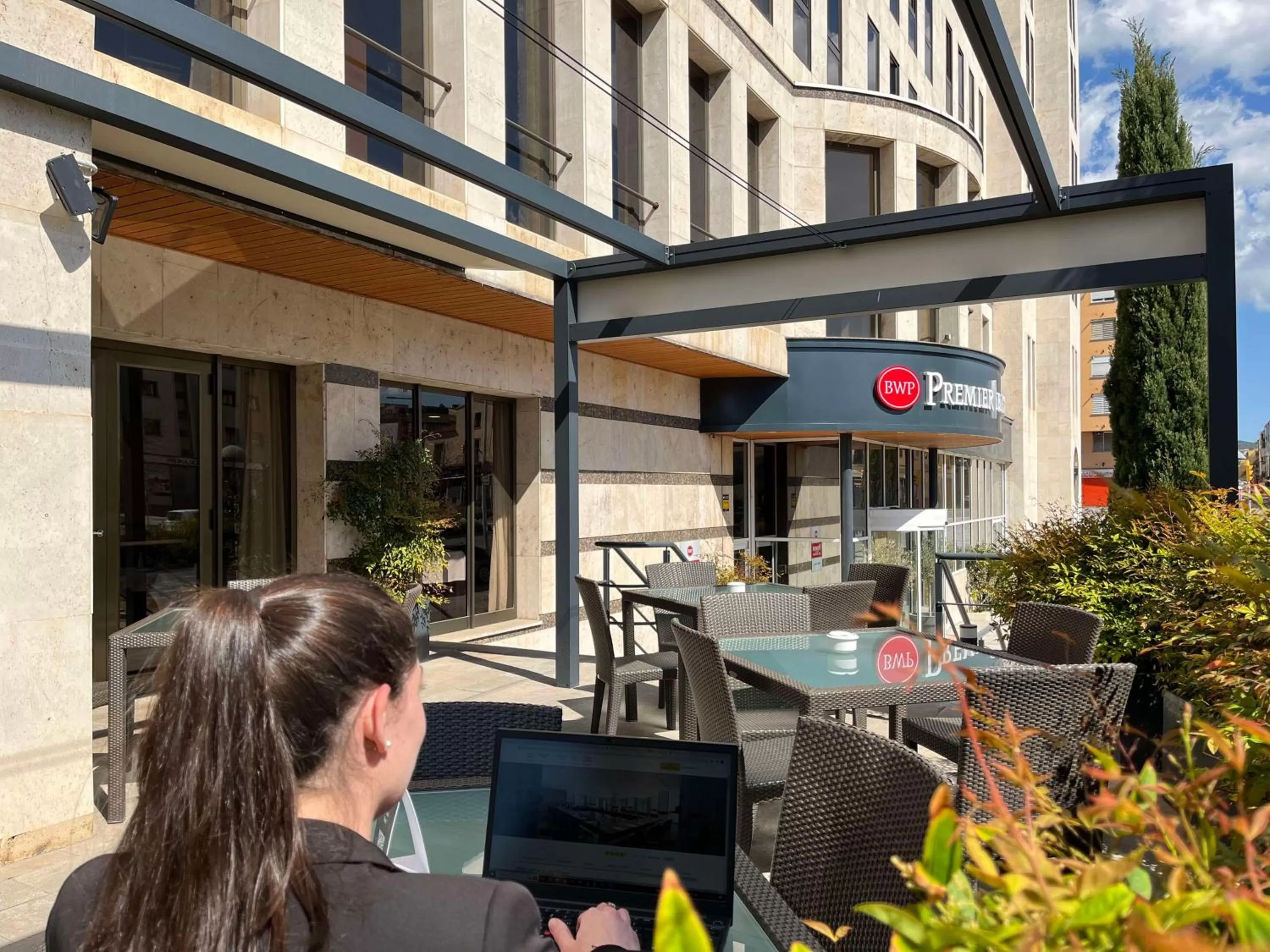 Balcony/Terrace in Best Western Premier CMC Girona