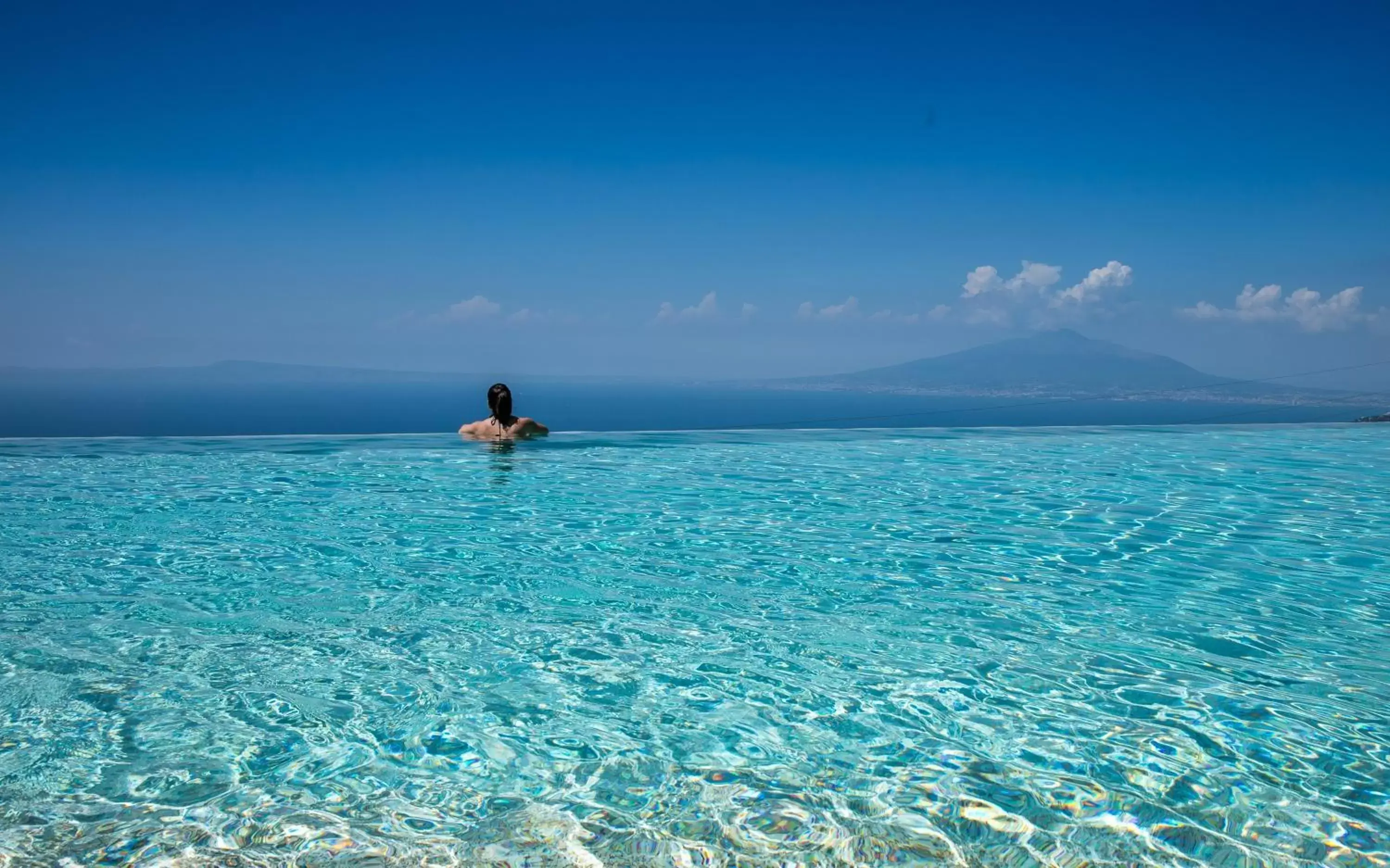 Sea view, Beach in Grand Hotel Due Golfi